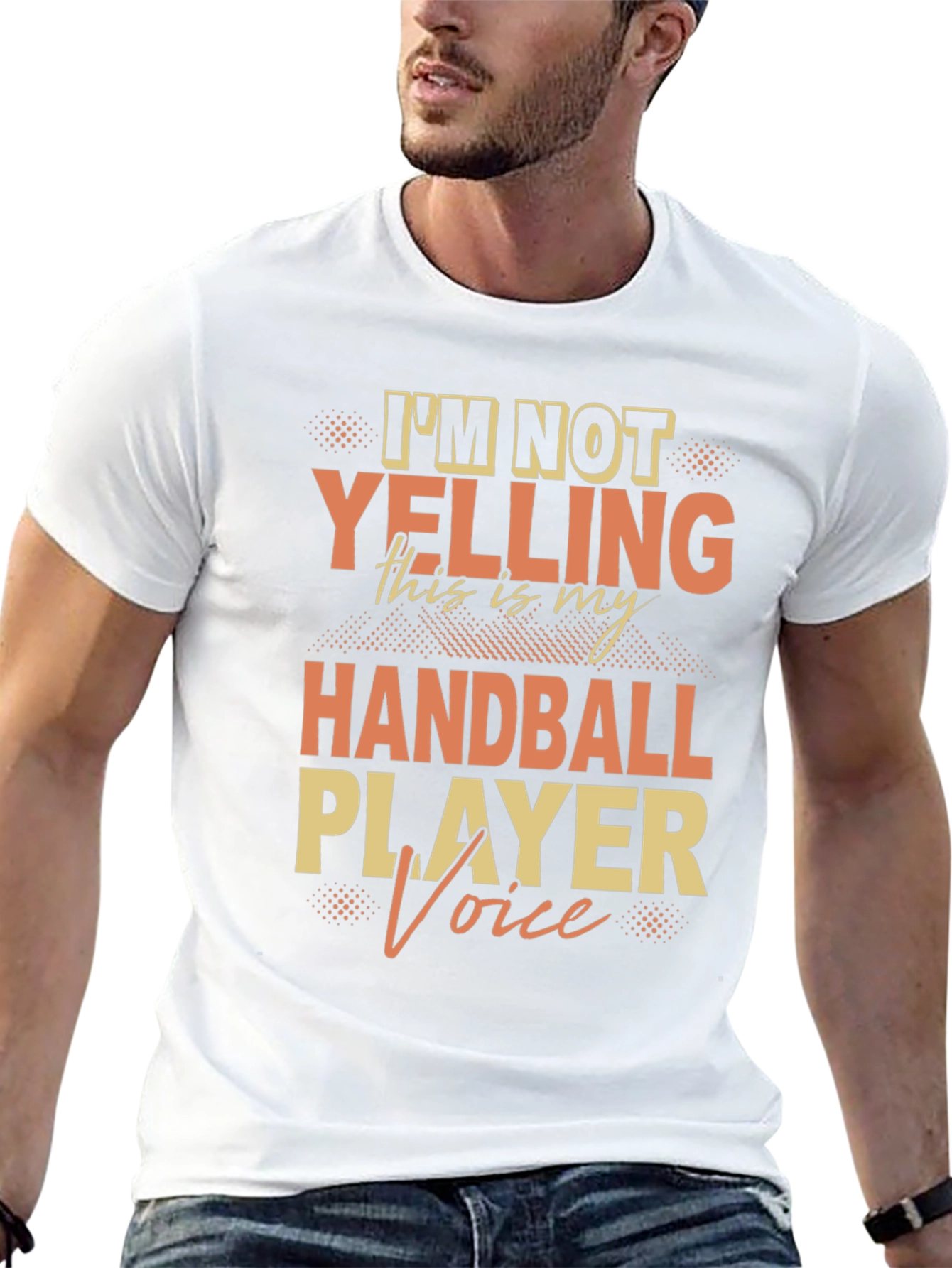 Funny Handball Player Voice T-Shirt