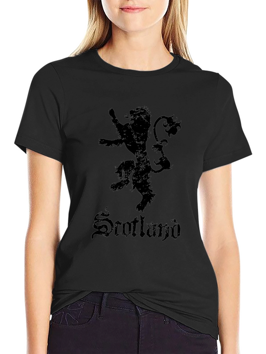 Scotland Lion Rampant Black T-Shirt