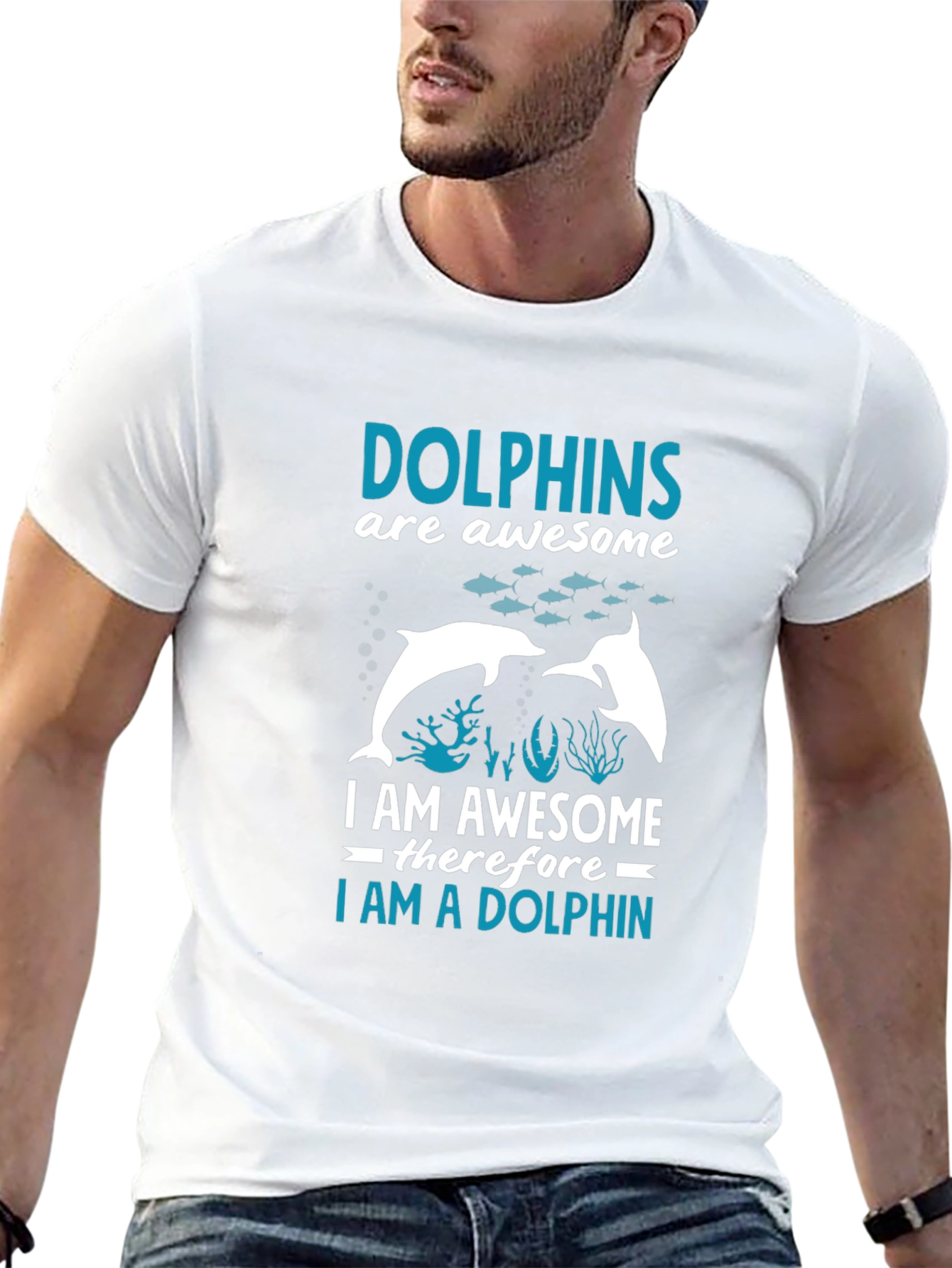 Dolphin Lover T-Shirt - Awesome Dolphin Graphic Tee