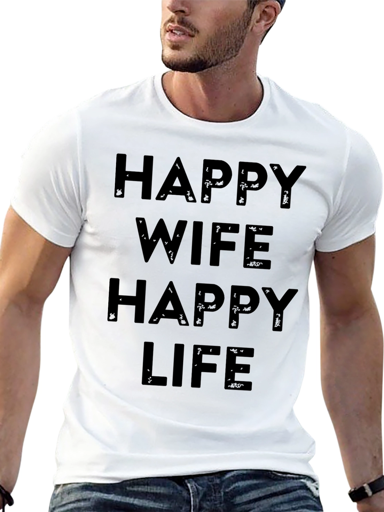 Happy Wife Happy Life T-Shirt