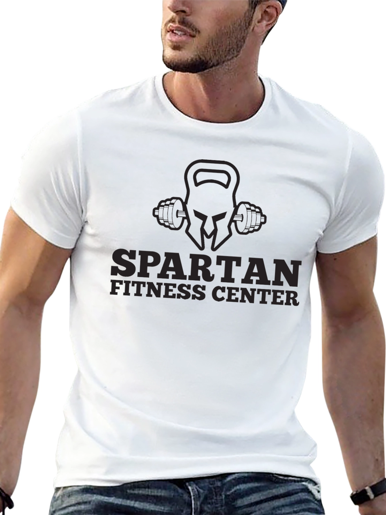 Spartan Fitness Center Black T-Shirt