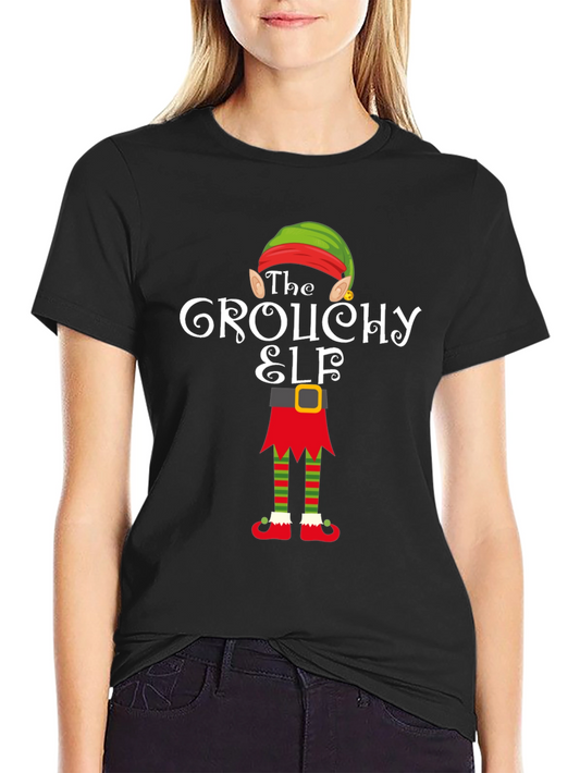 The Grouchy Elf Christmas Graphic Tee