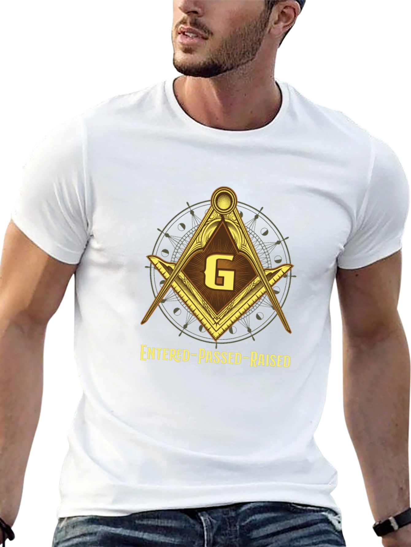 Masonic Symbol T-Shirt - Entered Passed Raised