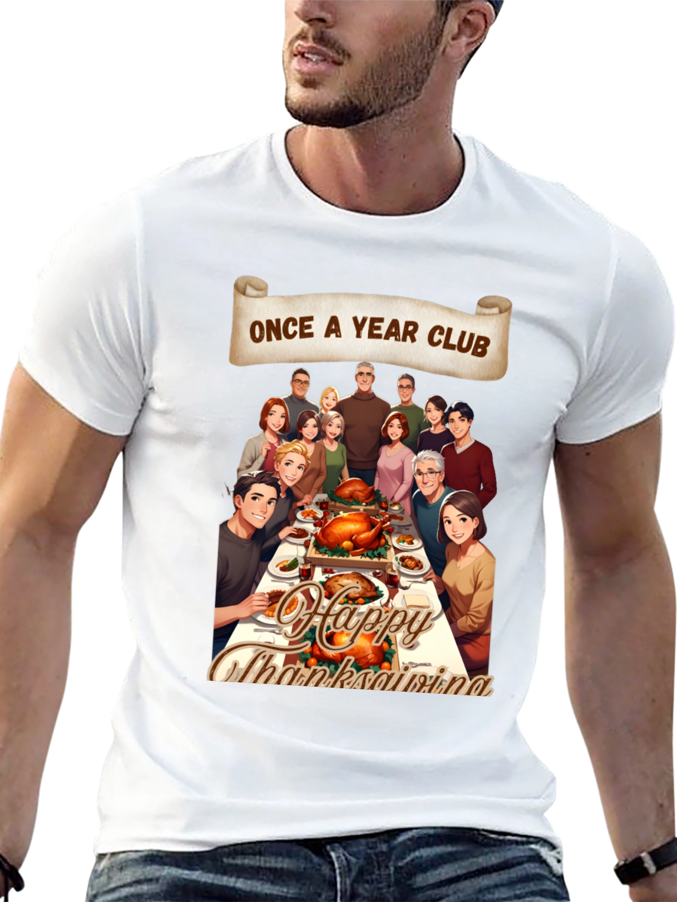 Once A Year Club Thanksgiving T-Shirt