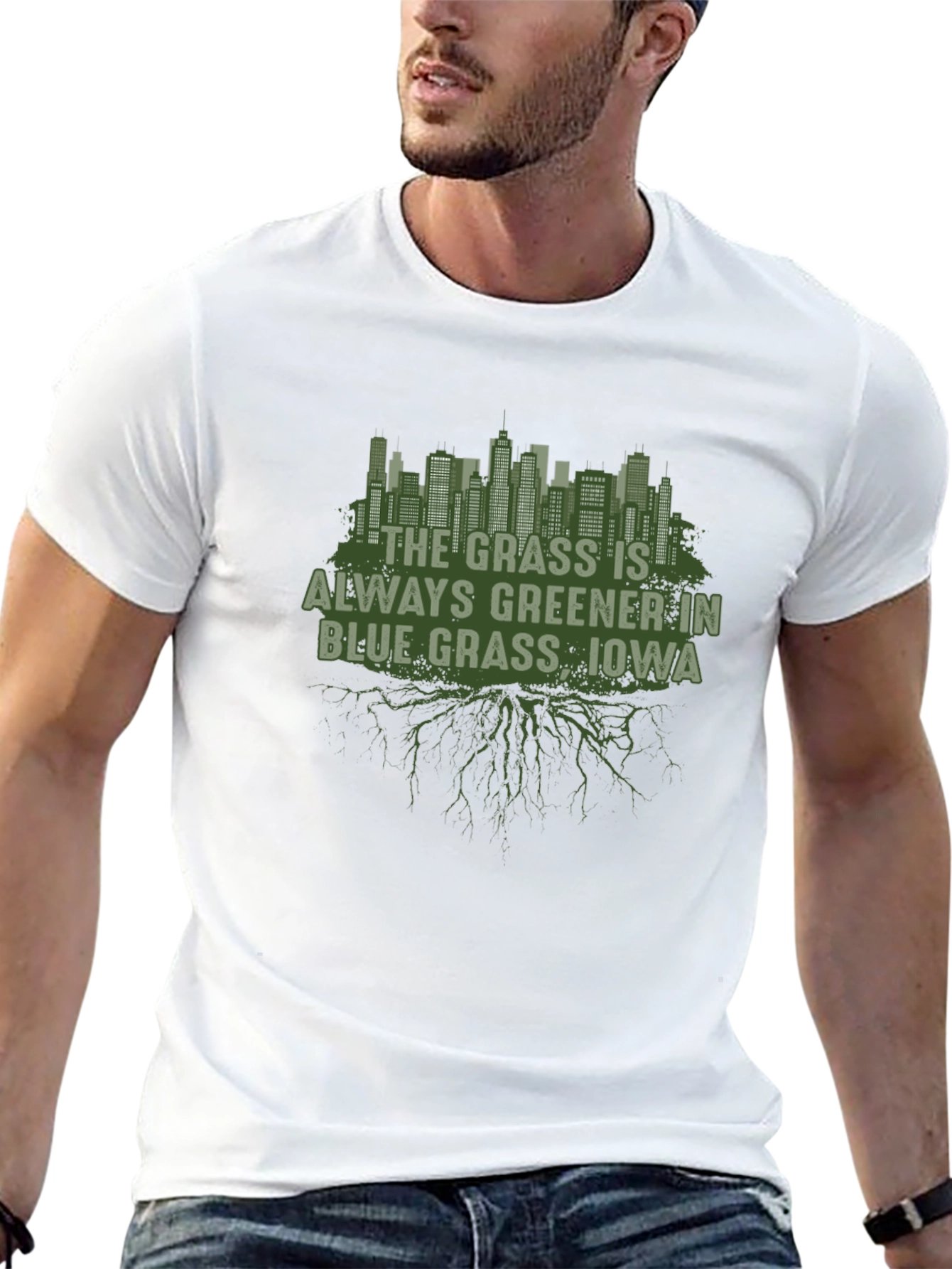 Blue Grass Iowa T-Shirt