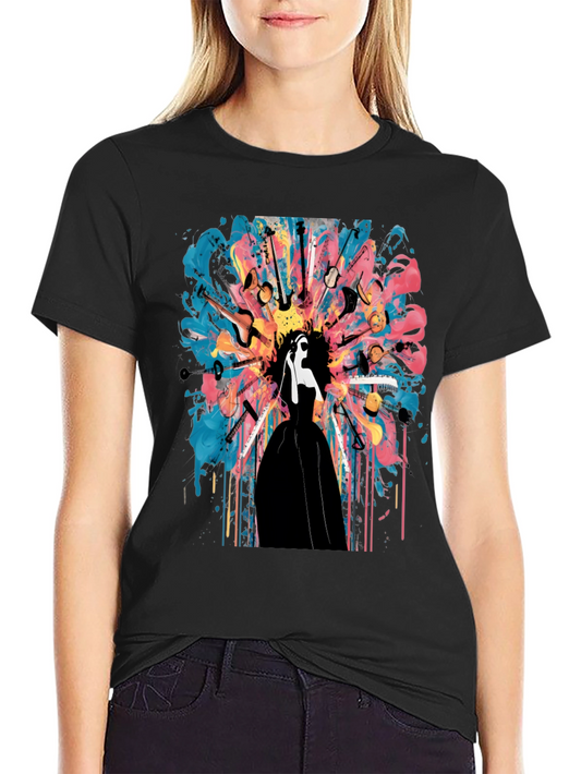 Musical Mind T-Shirt: Abstract Instrument Design