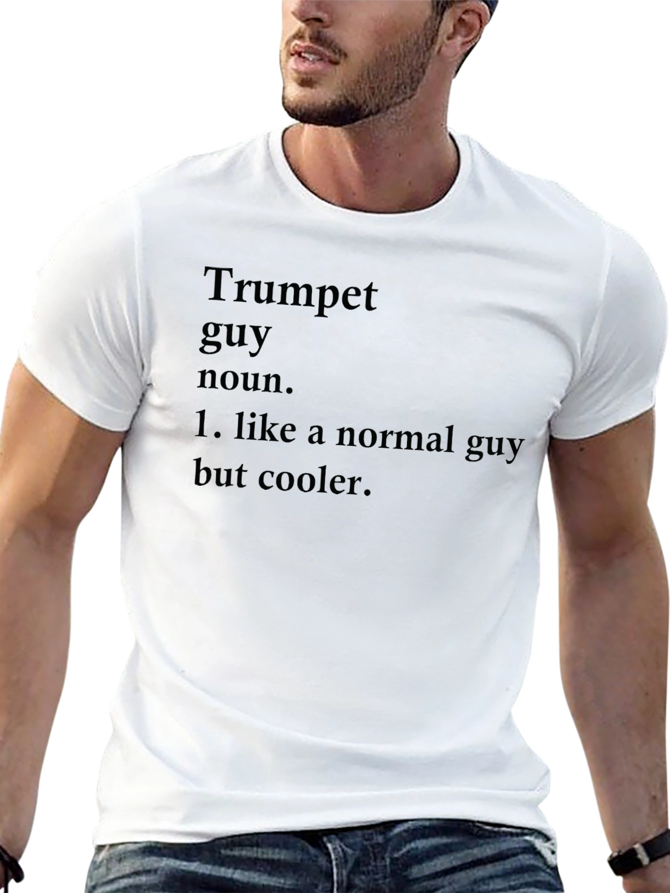 Trumpet Guy Definition Black T-Shirt