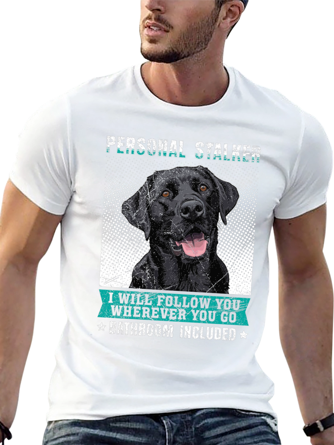 Personal Stalker Dog T-Shirt
