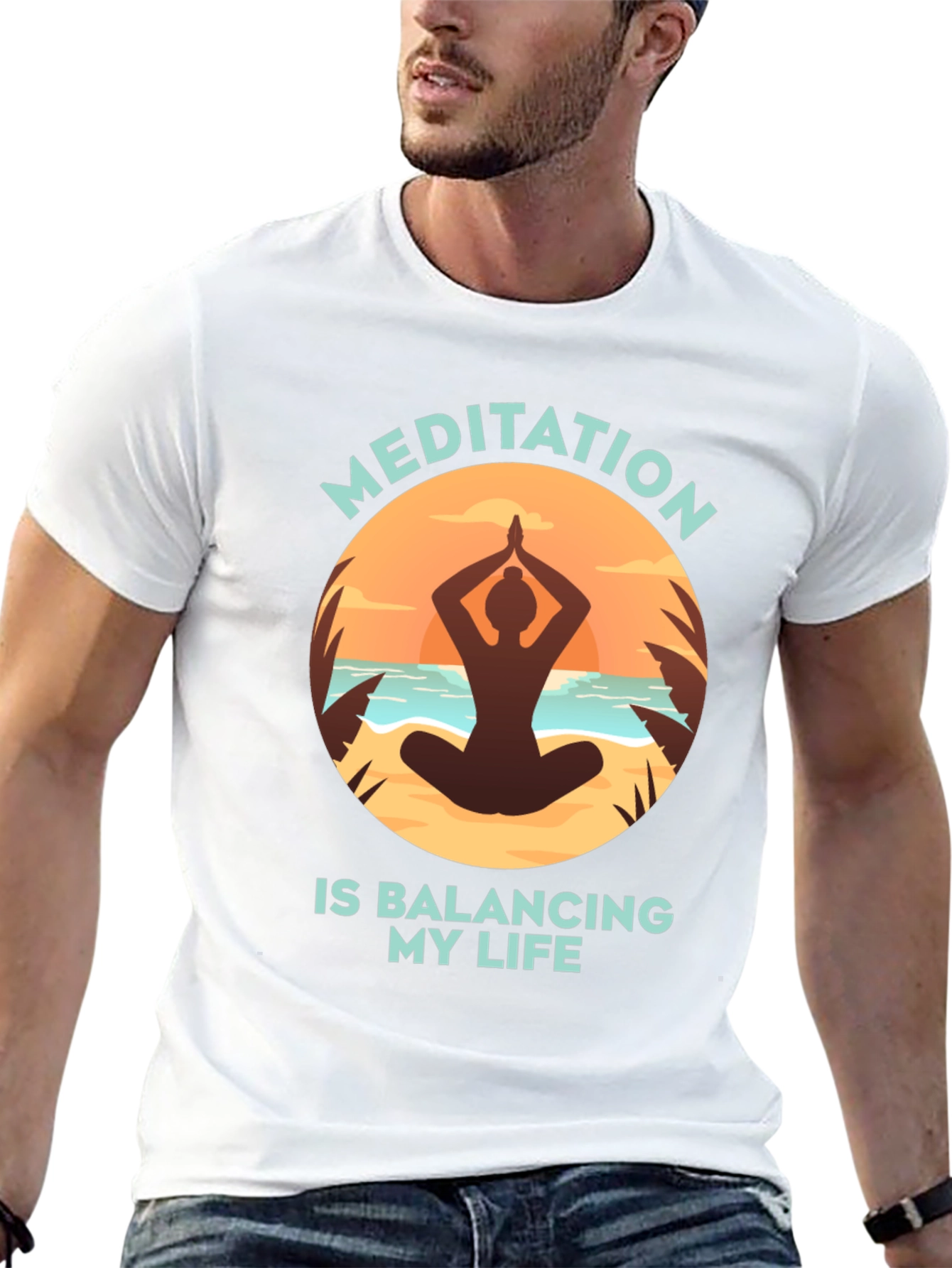Meditate Balancing Life T-Shirt