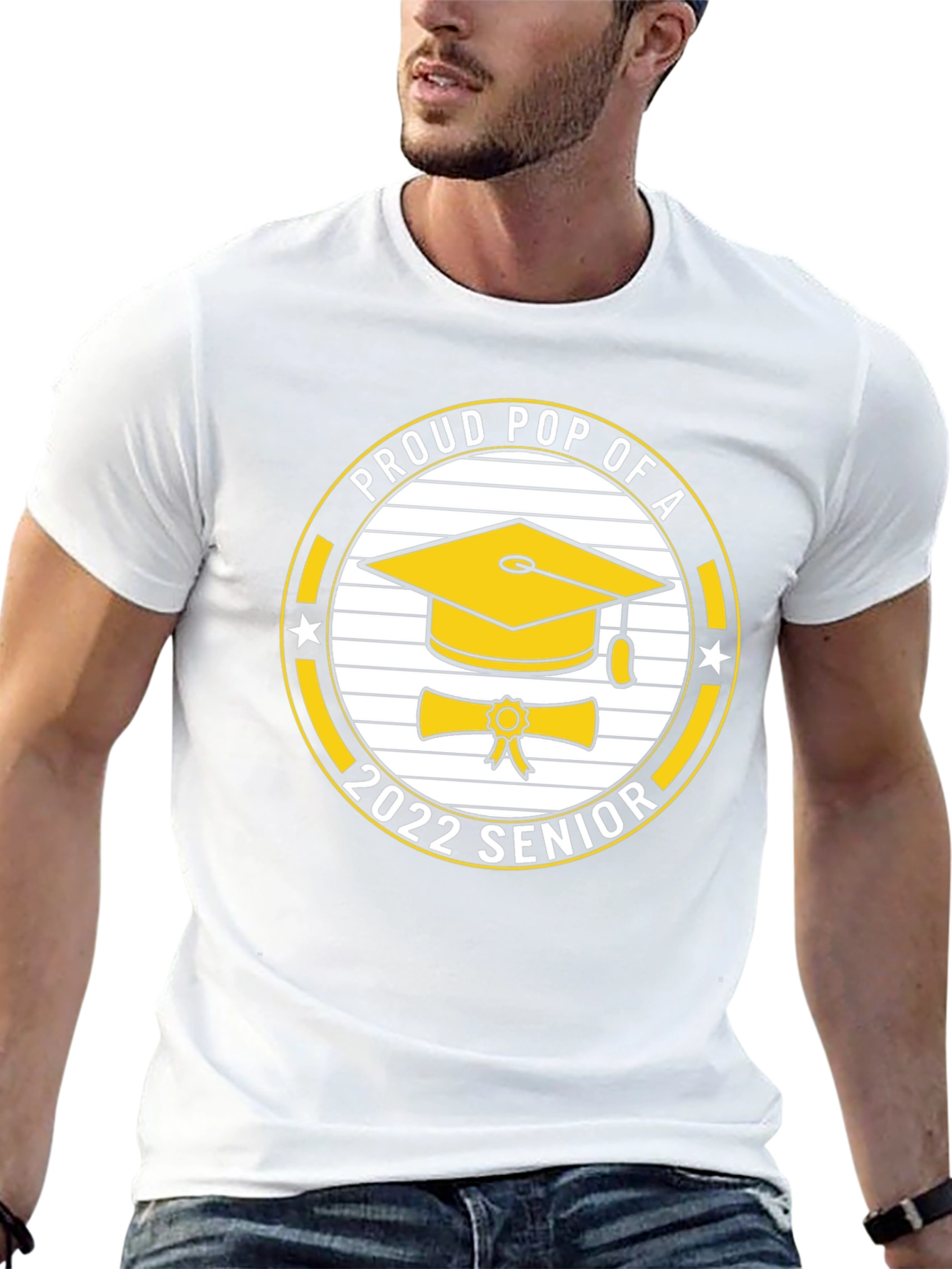 Proud Pop of a 2022 Senior T-Shirt