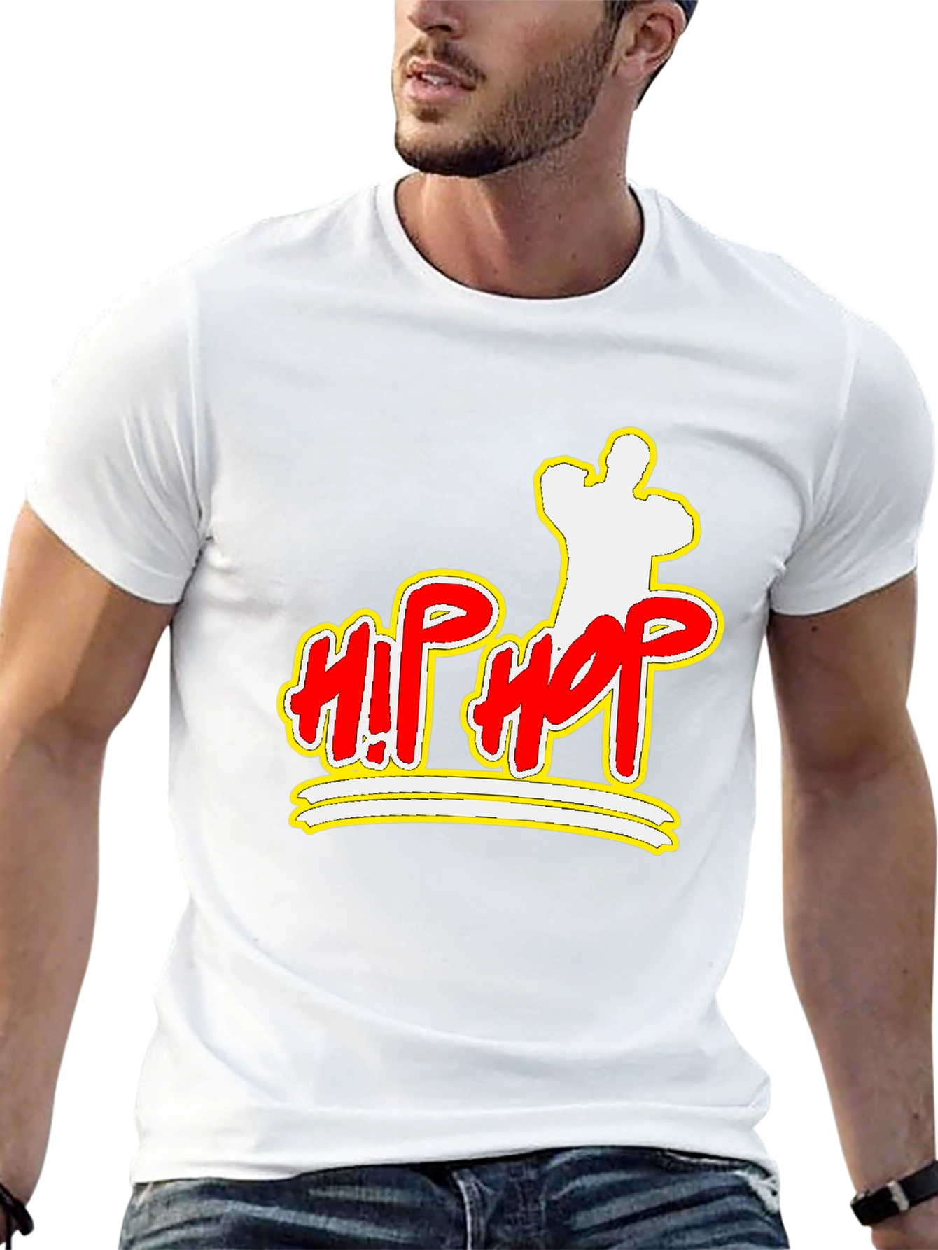 Hip Hop Graphic Black T-Shirt