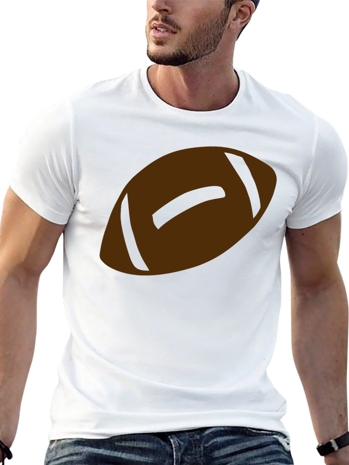 Football Graphic Tee - Casual Style