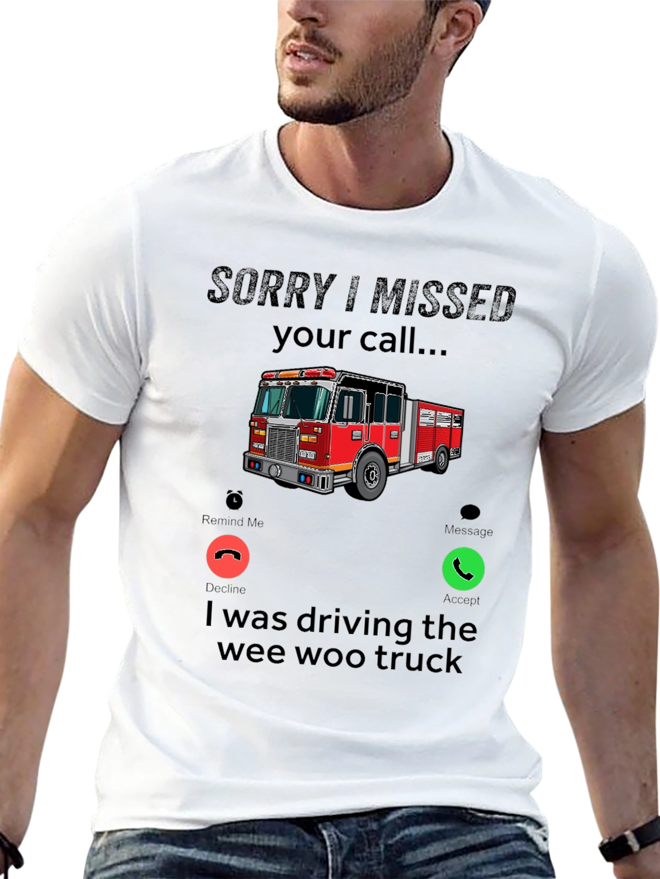 Fire Truck Missed Call T-Shirt
