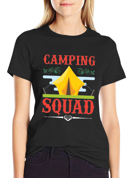 Camping Squad Graphic T-Shirt