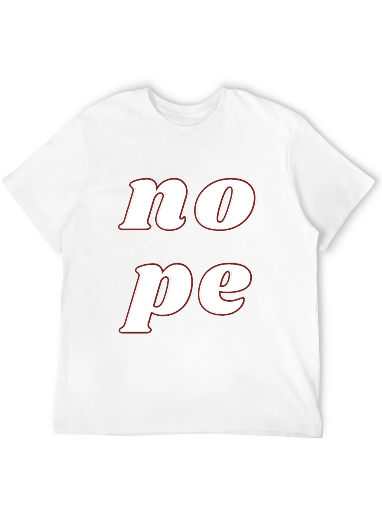 Nope Graphic Tee - Casual Comfort
