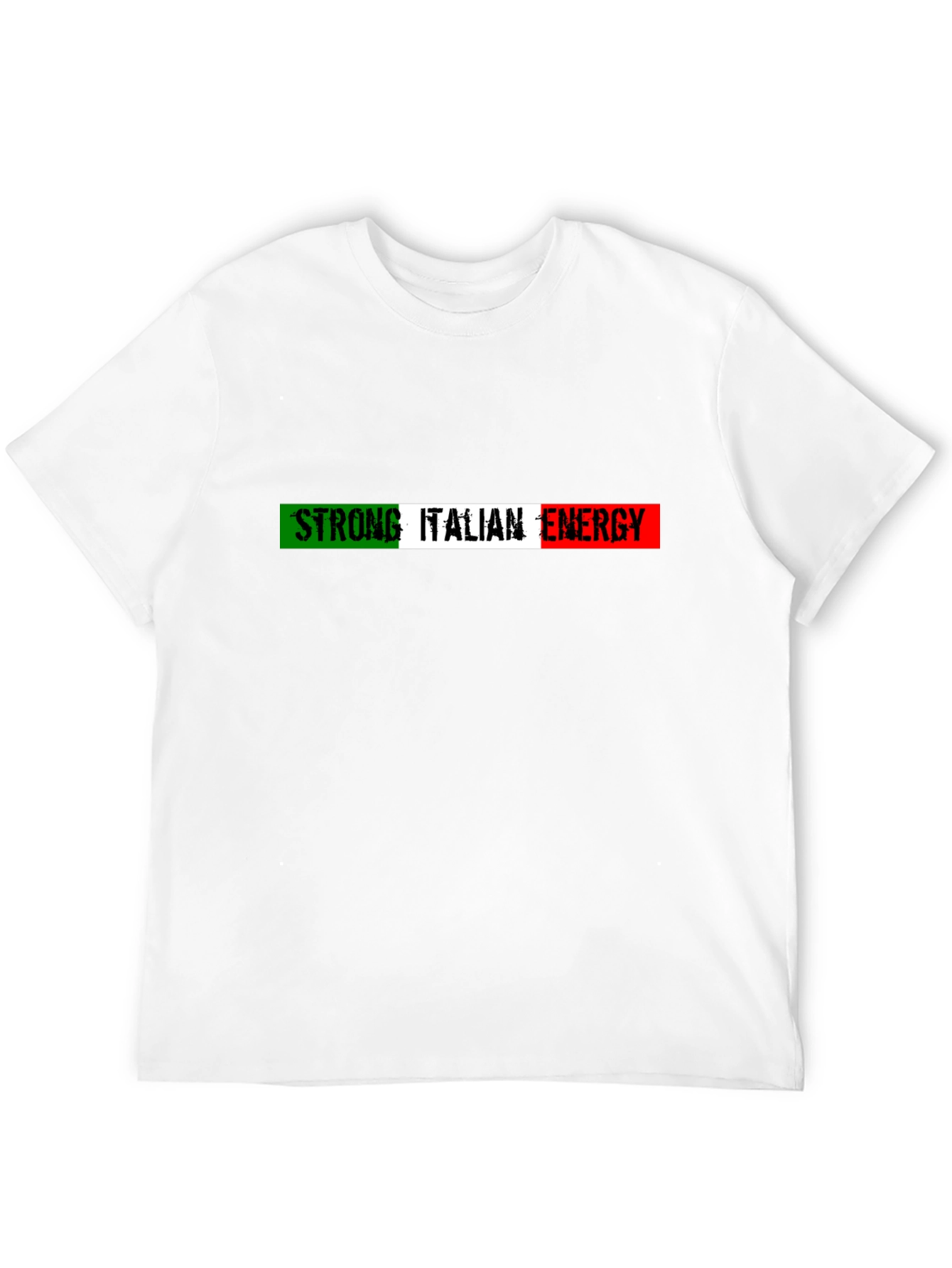 Strong Italian Energy Black T-Shirt