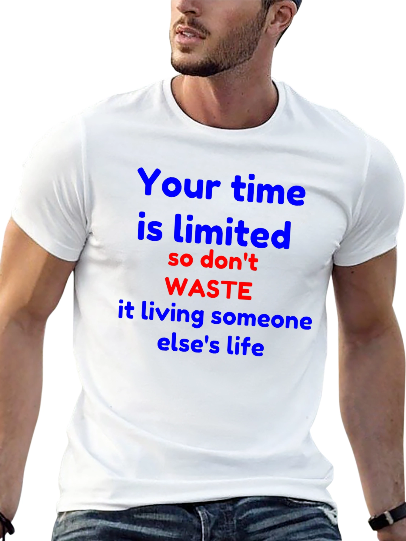 Inspirational T-Shirt - Limited Time Live Your Life