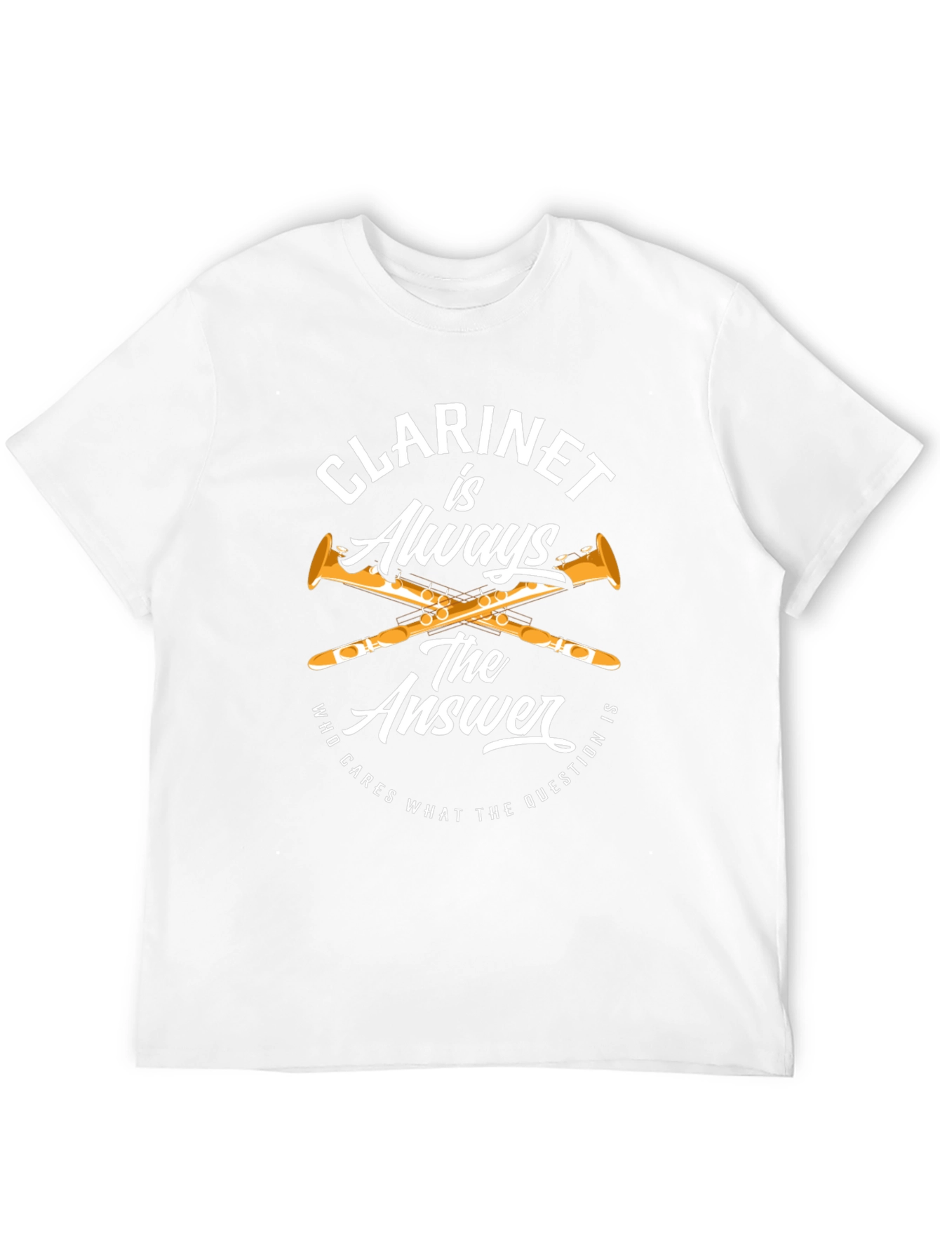 Clarinet is Always the Answer Black T-Shirt