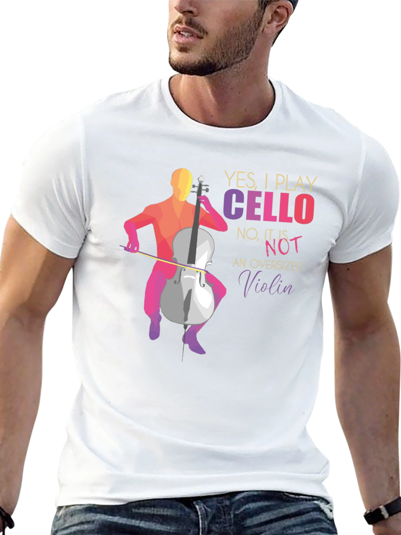 Yes I Play Cello T-Shirt - Music Lover Tee