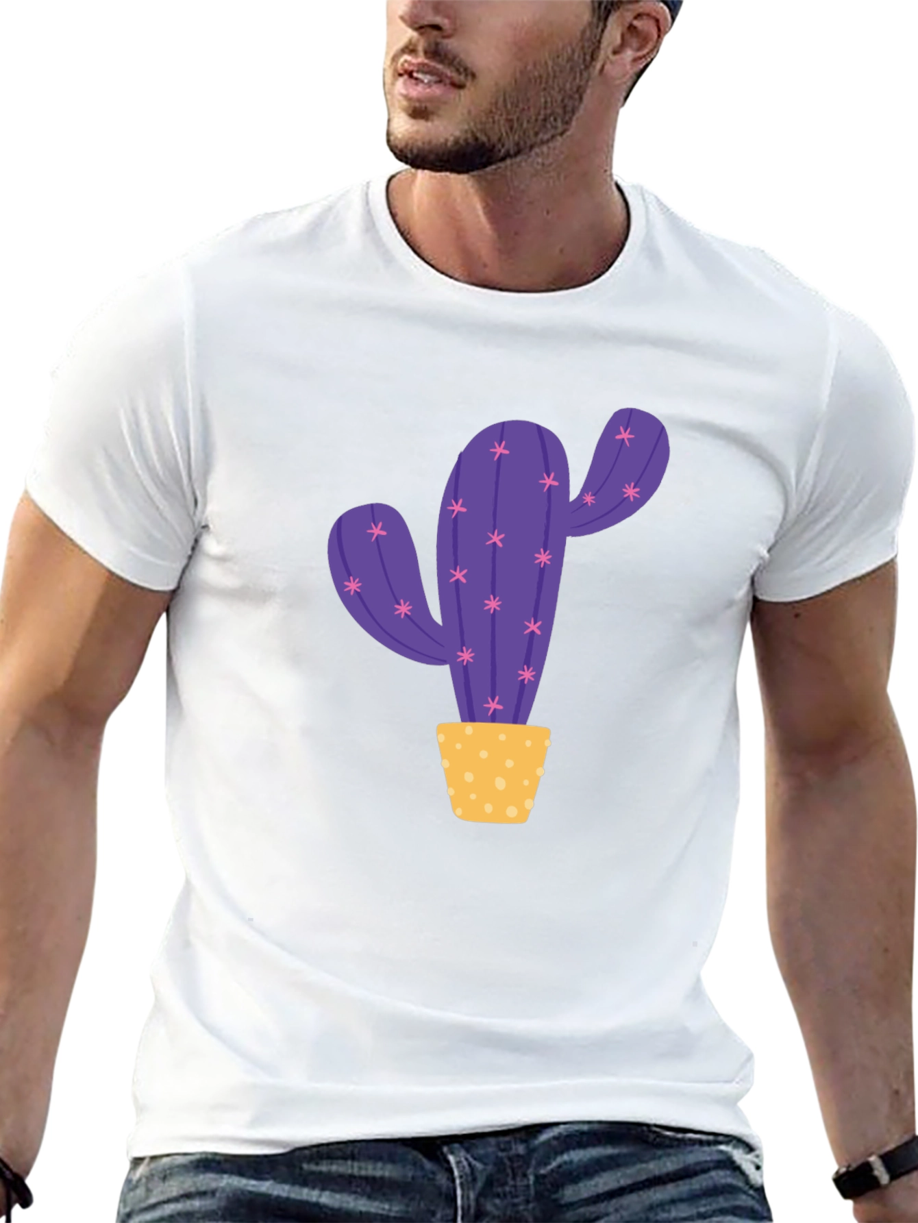 Cactus Graphic Print T-Shirt