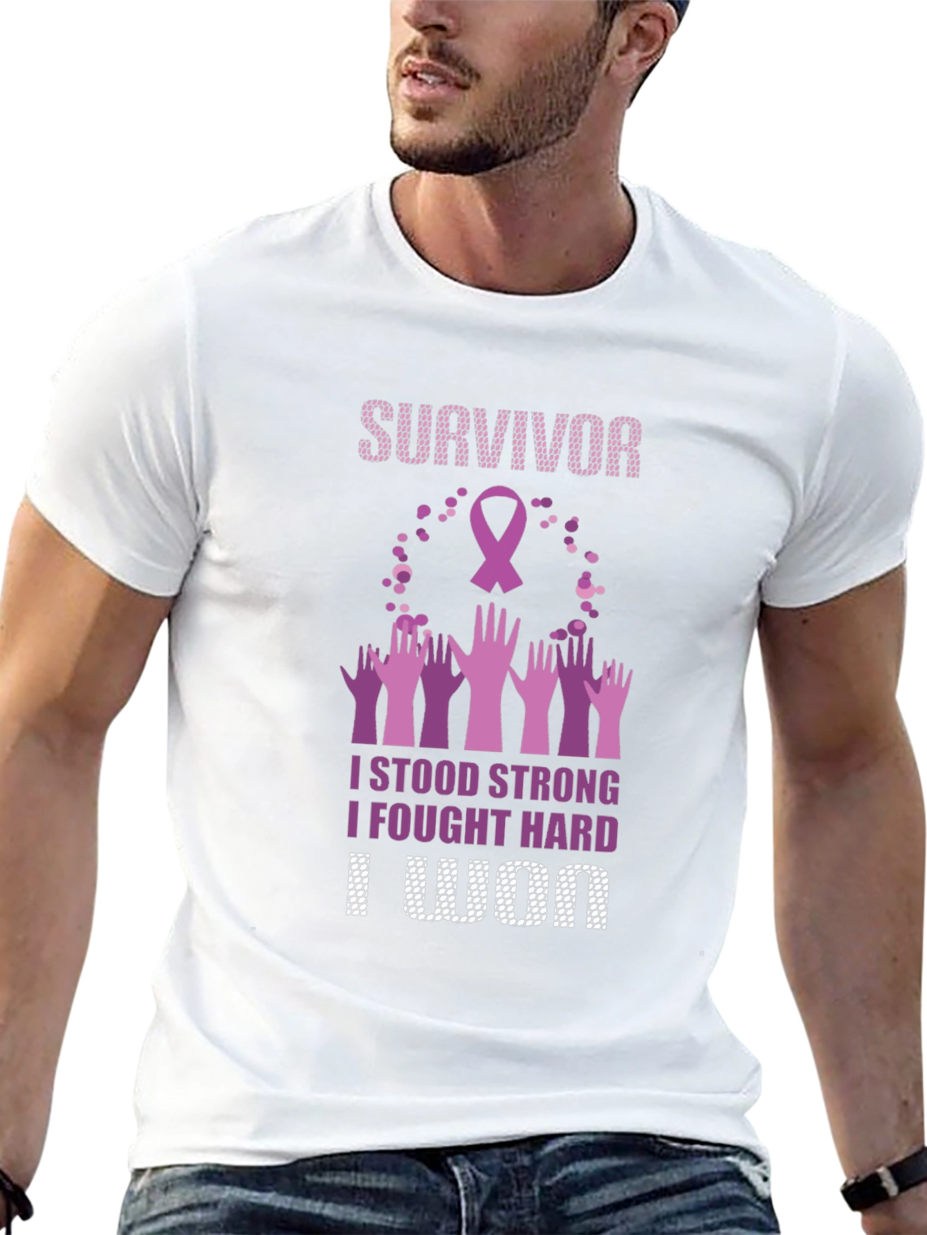 Survivor Strong: Breast Cancer Awareness T-Shirt