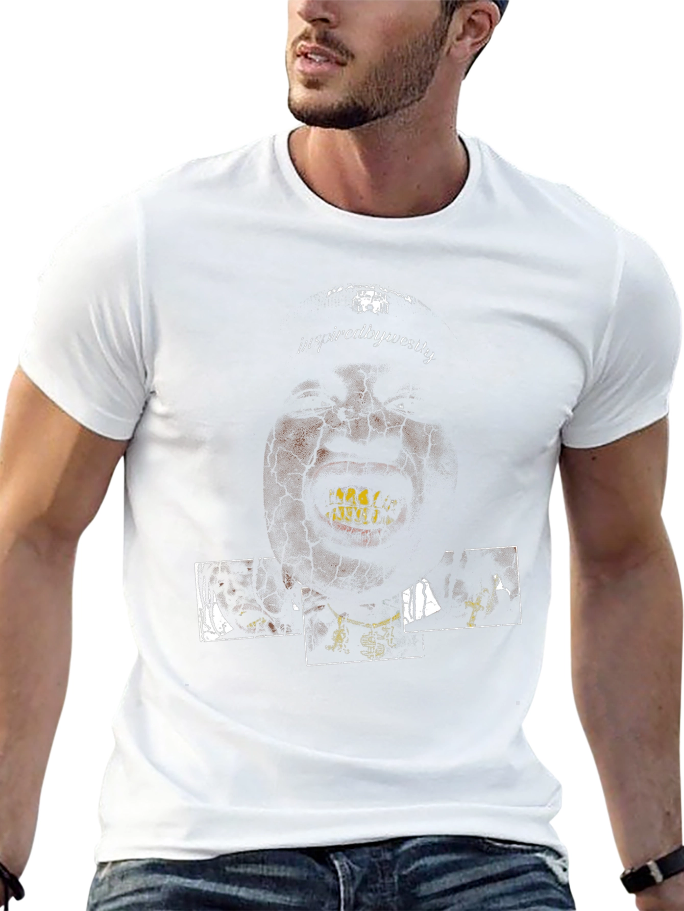 Inspired By Ecszy Black Graphic T-Shirt