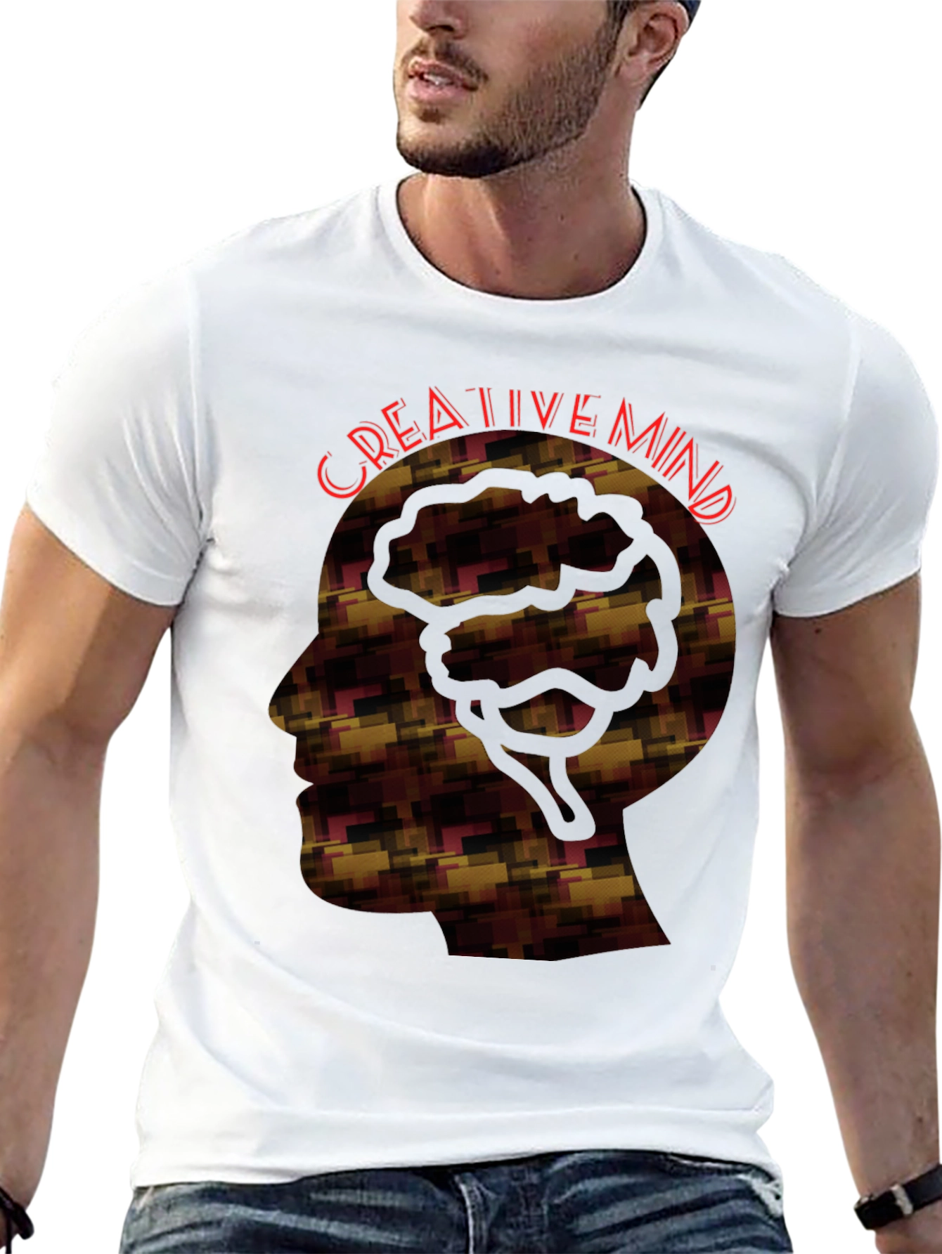 Creative Mind Graphic Tee - Black
