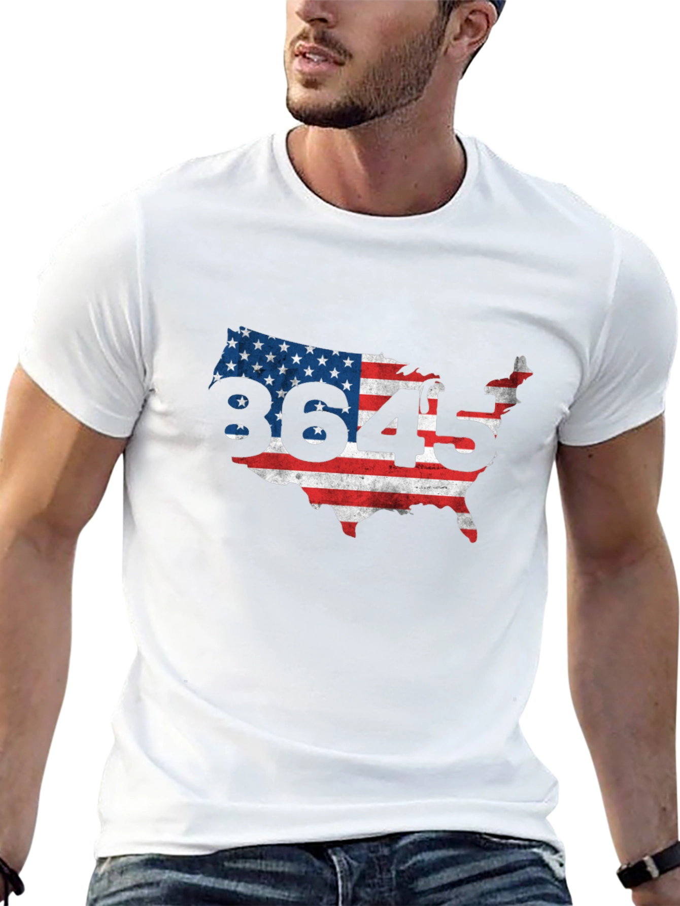 8645 USA Flag T-Shirt
