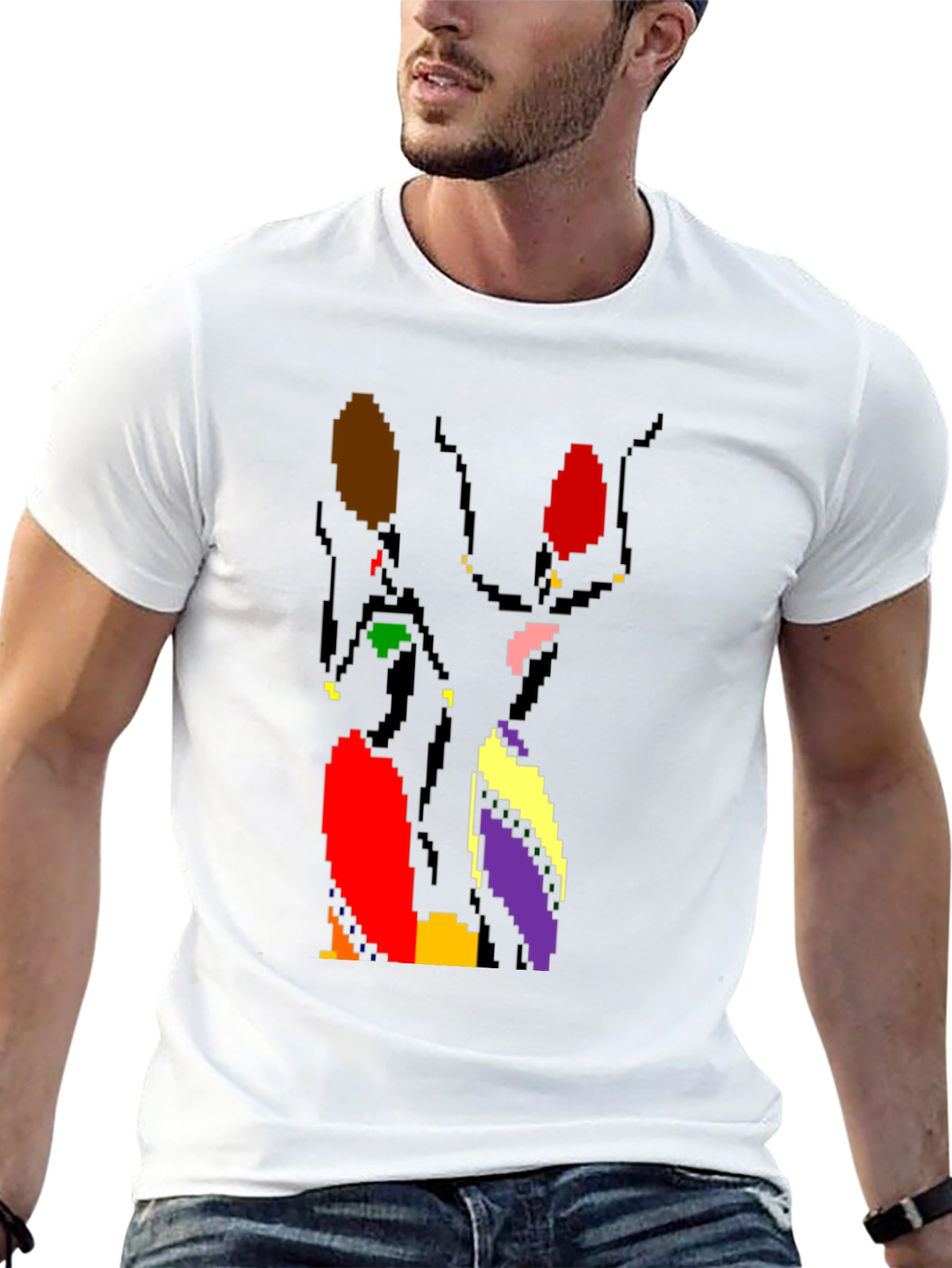 Pixel Art Women T-Shirt - Retro Style Tee