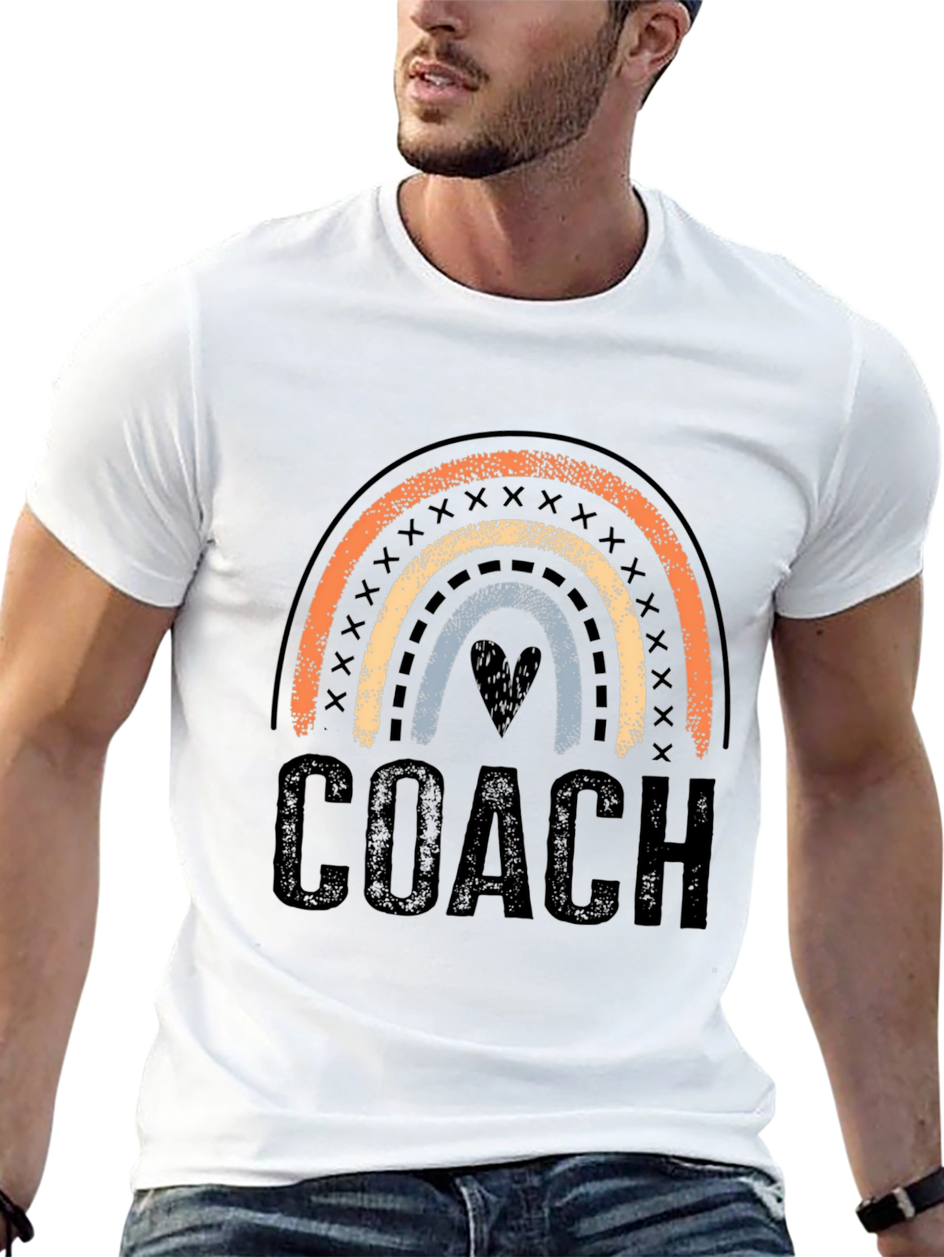 Coach Rainbow Graphic Tee