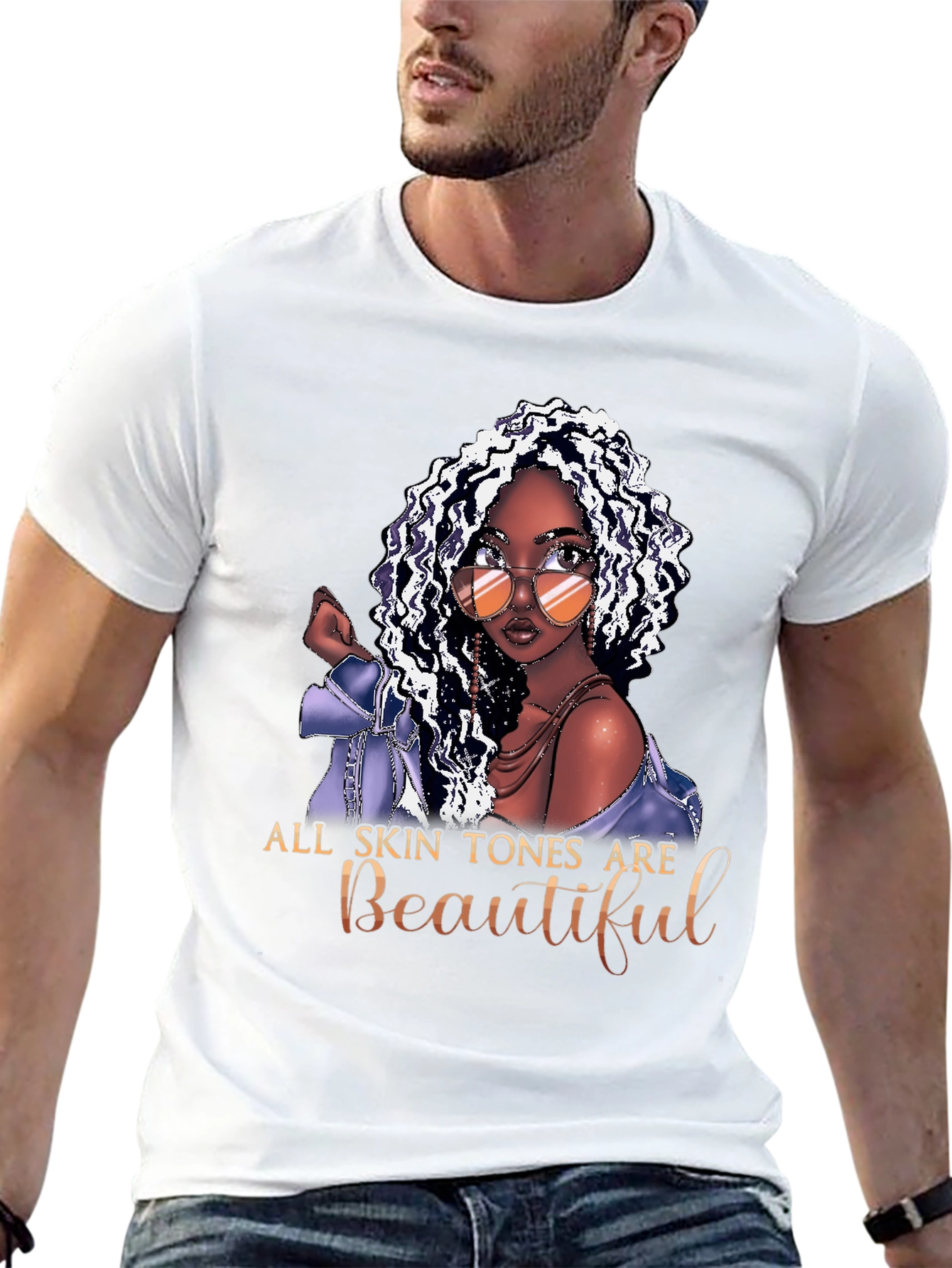 All Skin Tones Are Beautiful T-Shirt