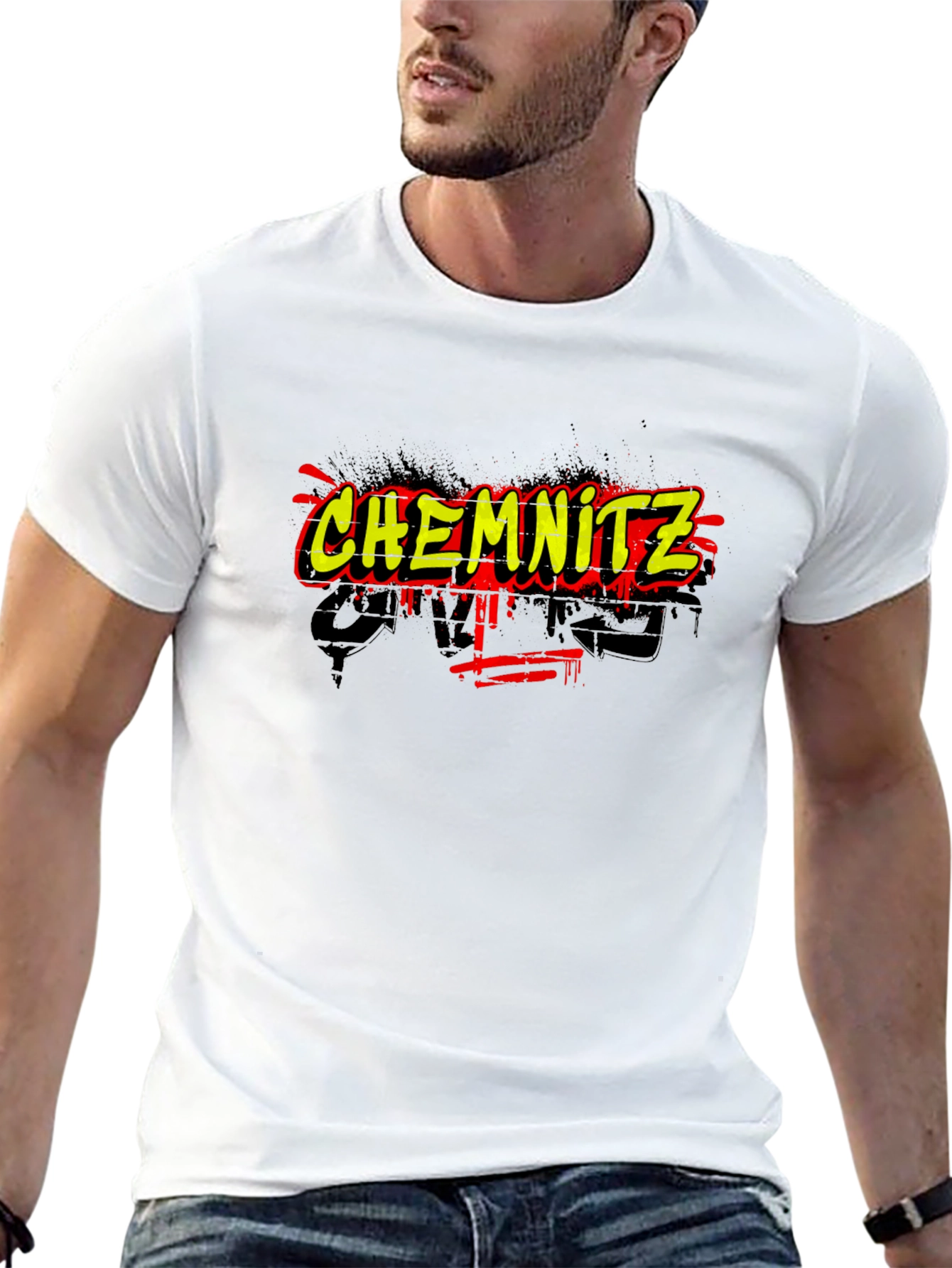 Chemnitz Graffiti T-Shirt - Bold Streetwear Style