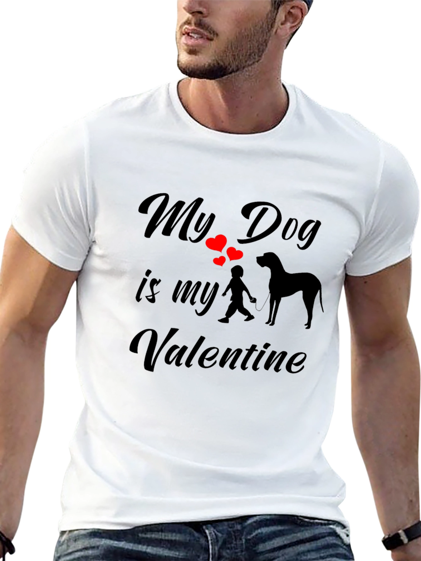 My Dog Is My Valentine T-Shirt