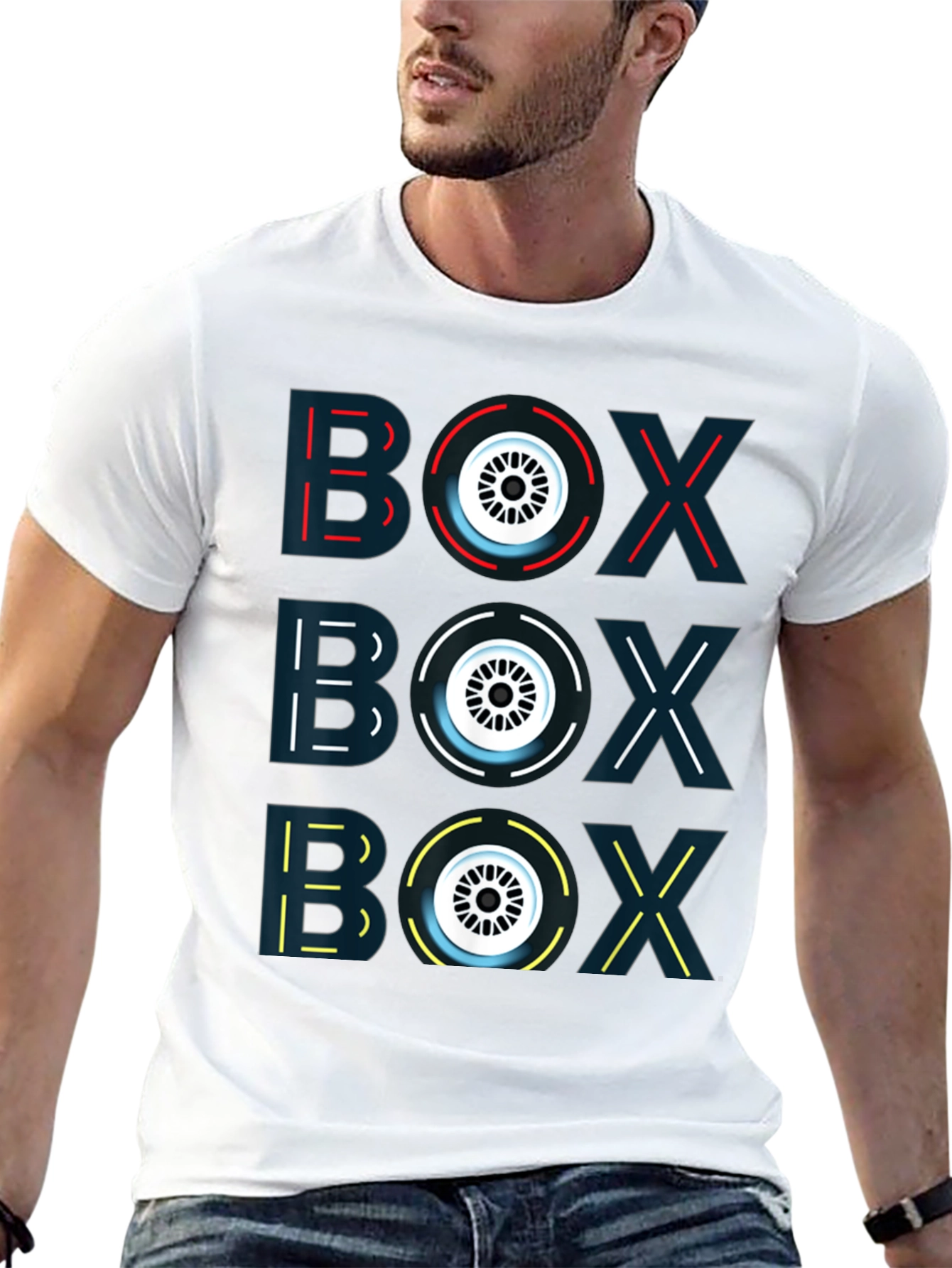 Box Racing T-Shirt - Graphic Print