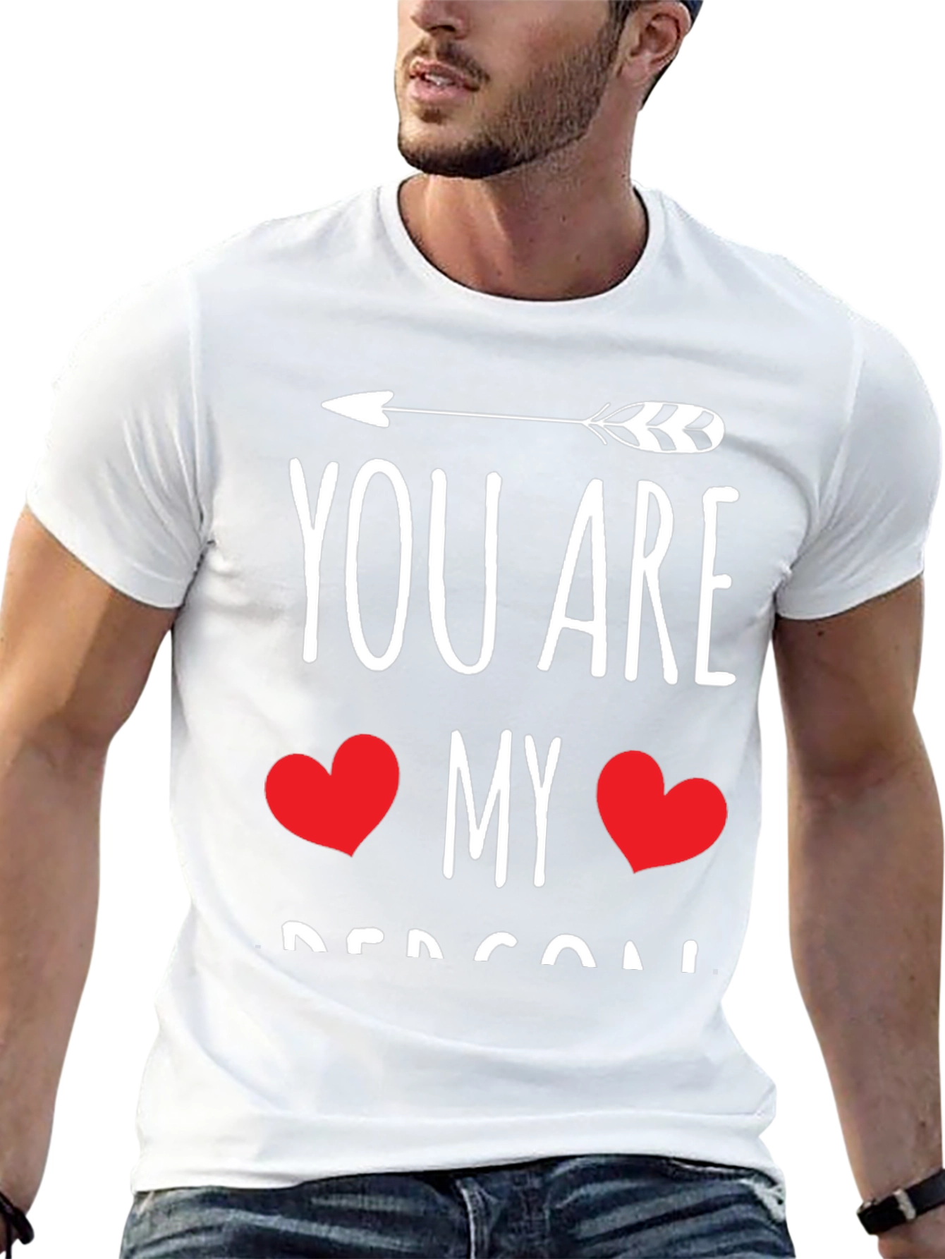 You Are My Person Black Graphic Tee