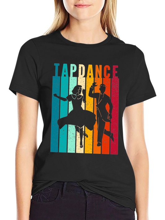 Retro Tap Dance T-Shirt - Vintage Dancer Tee