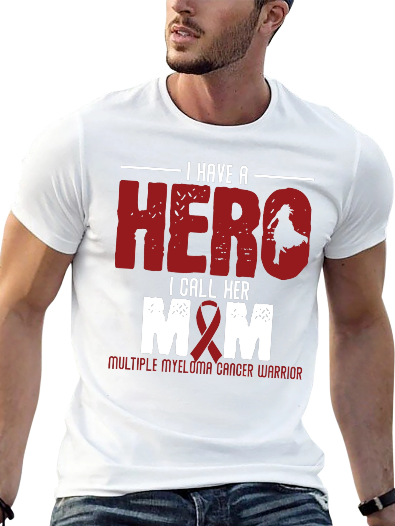 Hero Mom Cancer Warrior T-Shirt