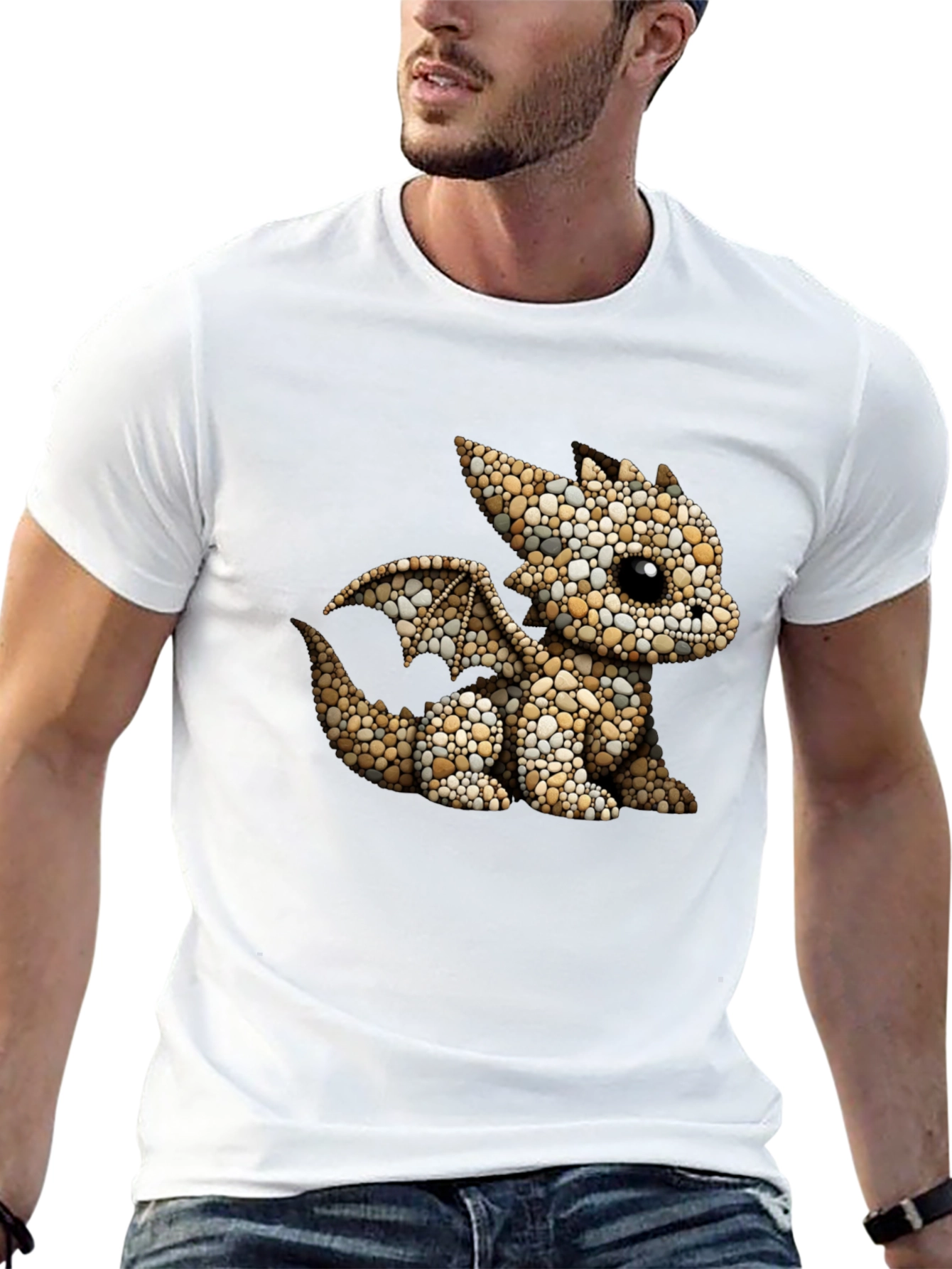 Dragon Pebble Art T-Shirt