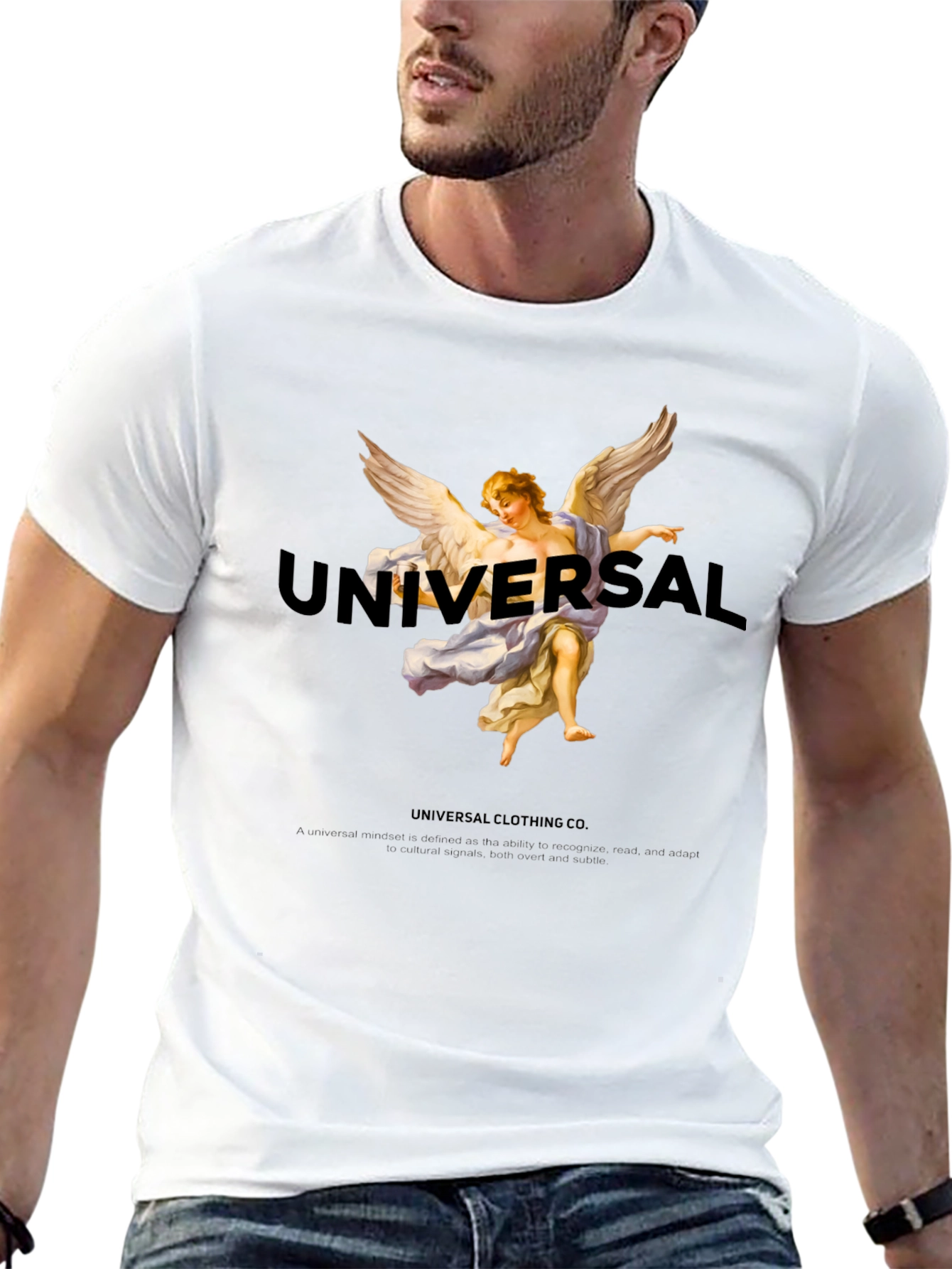 Universal Clothing Angel T-Shirt - Black