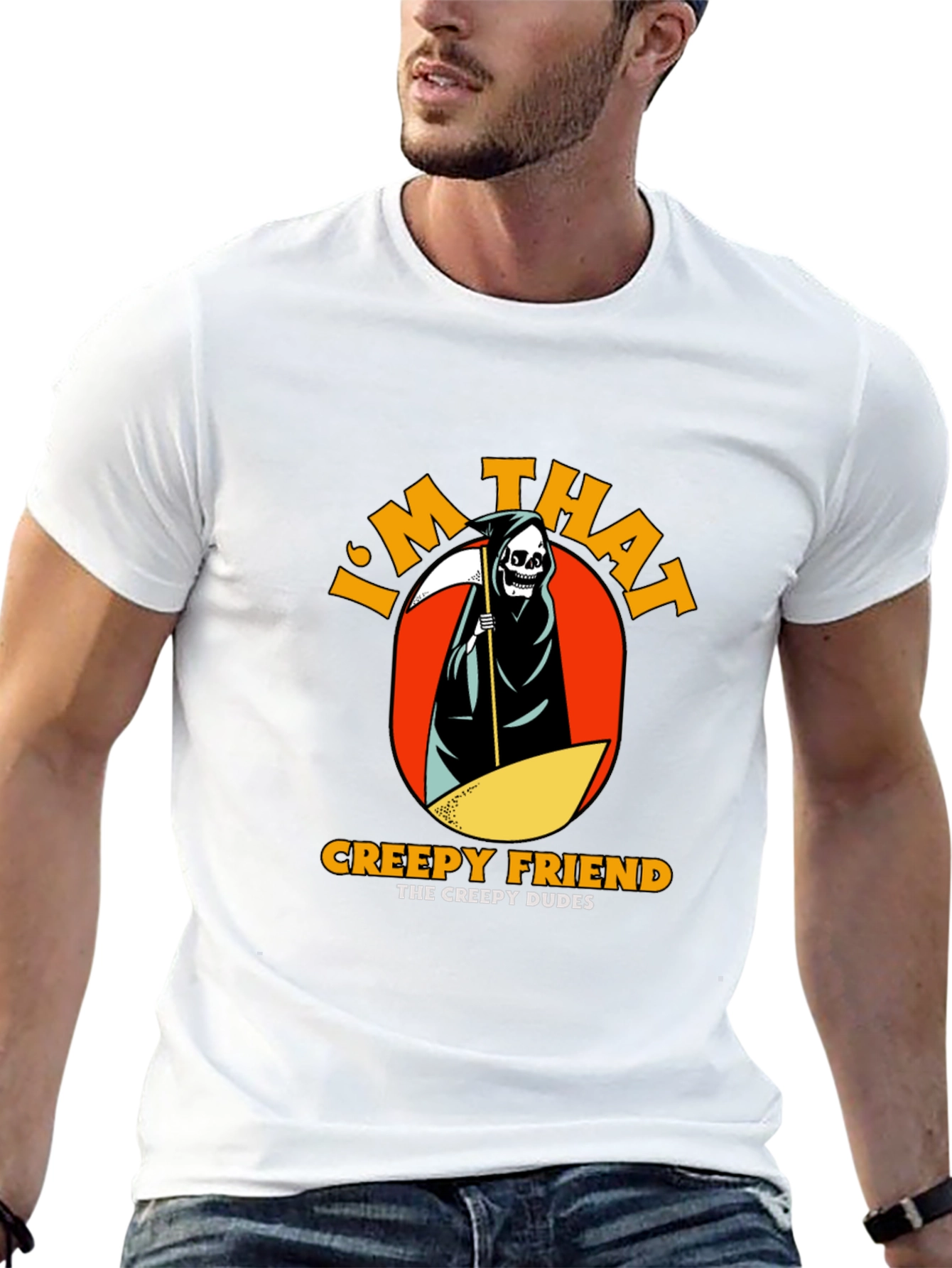 Creepy Dudes Graphic T-Shirt