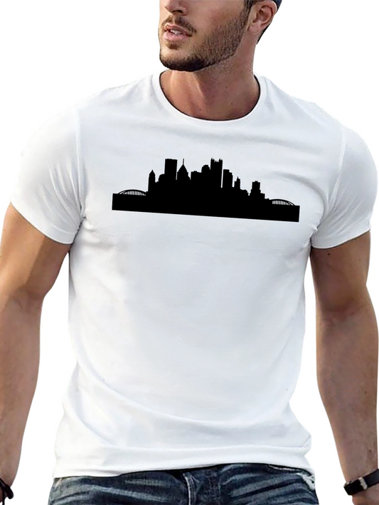 Pittsburgh Skyline Black T-Shirt