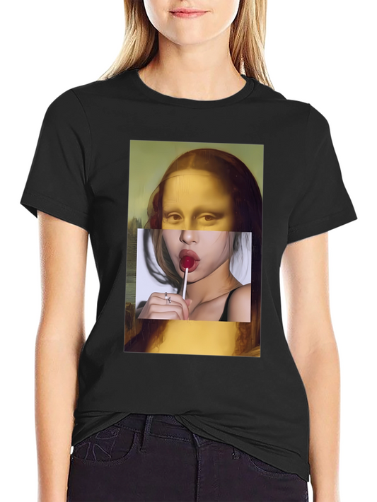 Mona Lisa Meets Modern Tee