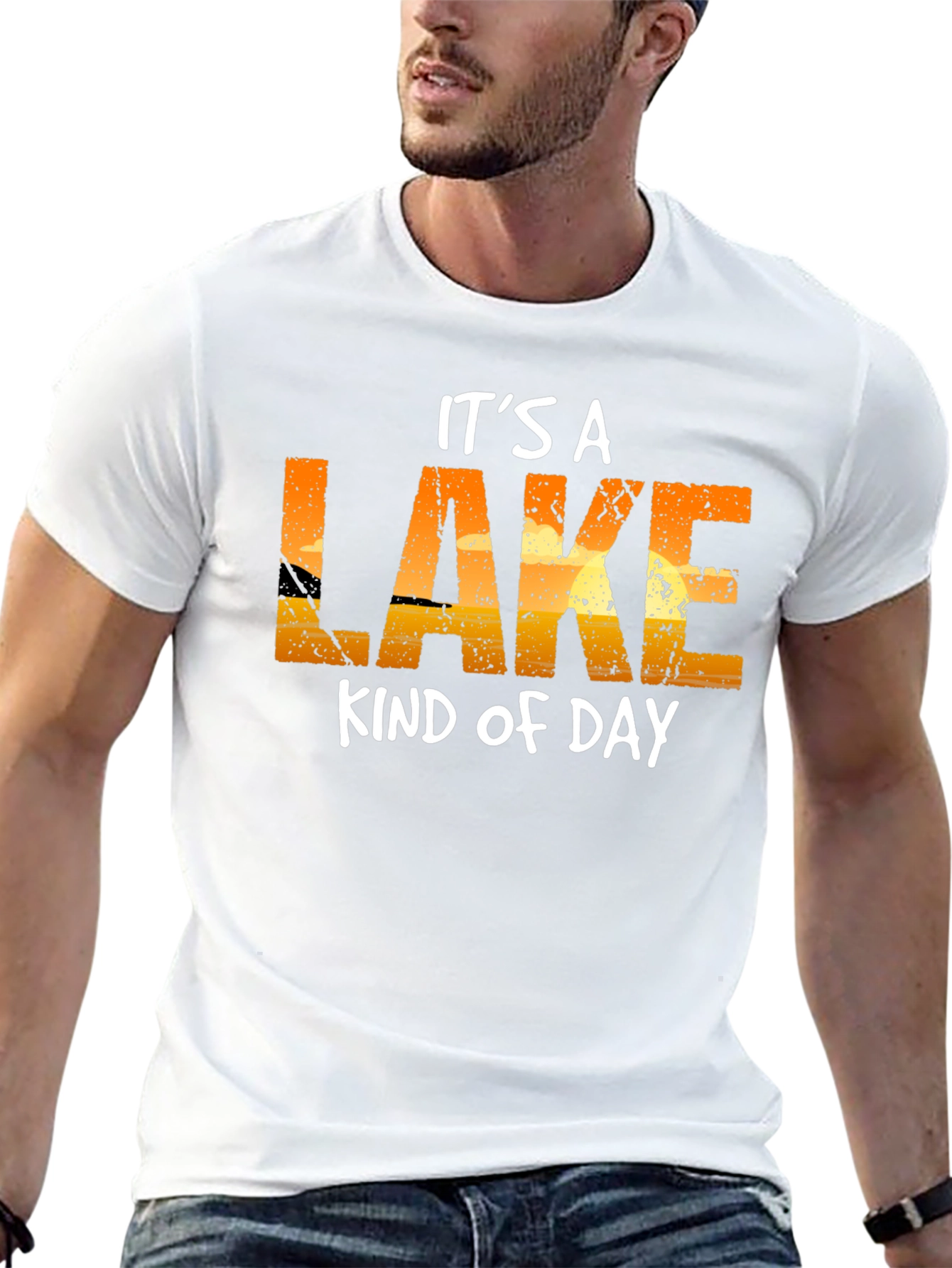 Its A Lake Kind of Day Graphic Tee