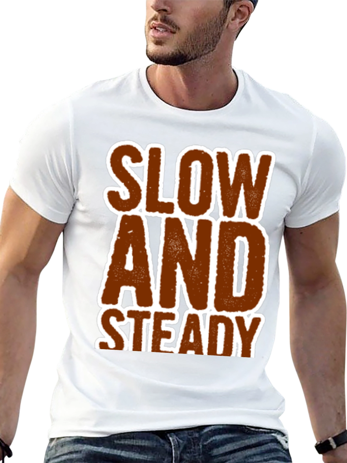 Slow and Steady Graphic Tee - Black