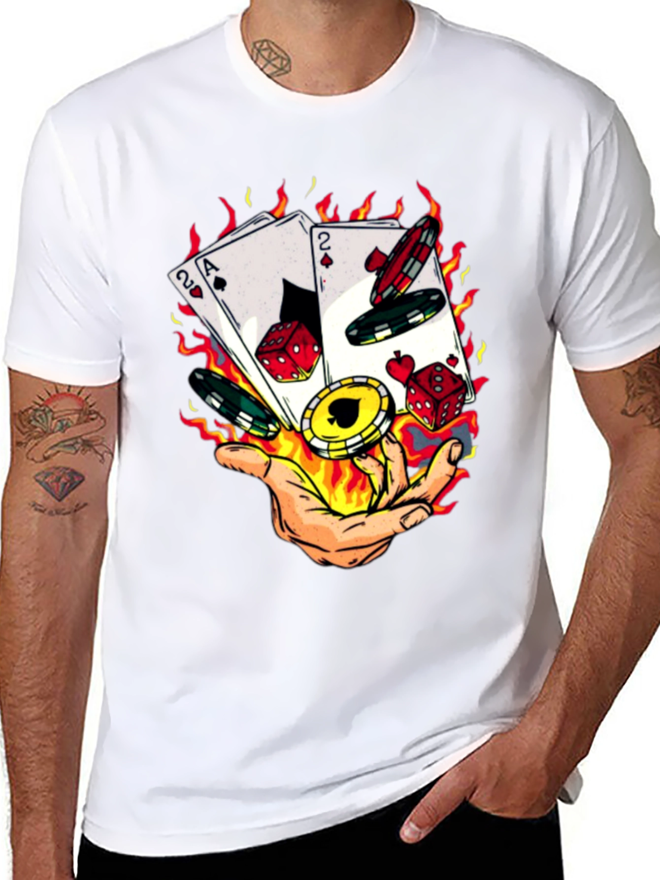 Gamblers Luck Graphic T-Shirt