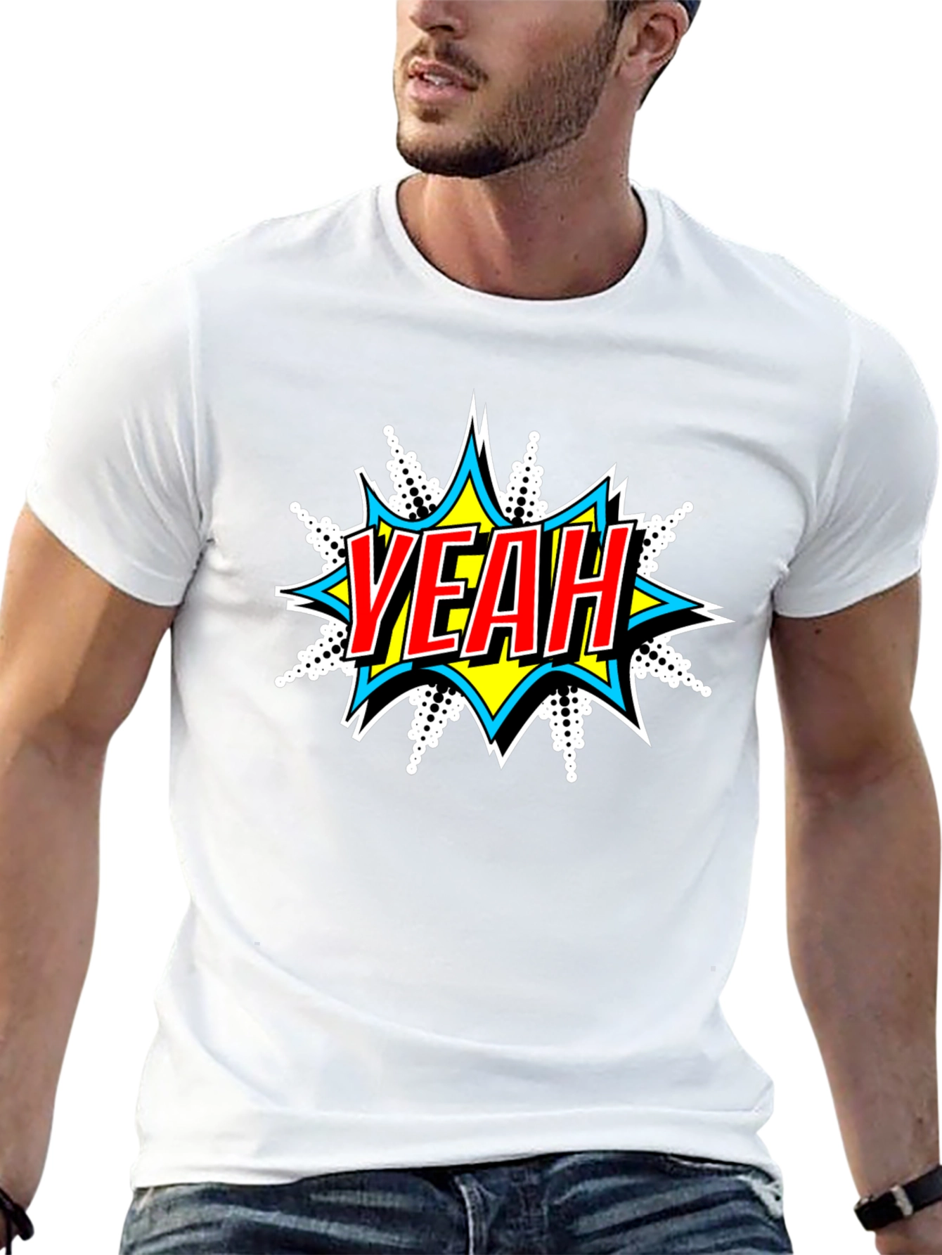 YEAH! Graphic Tee - Bold Pop Art Design