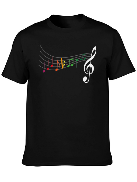 Musical Notes T-Shirt - Colorful Music Design
