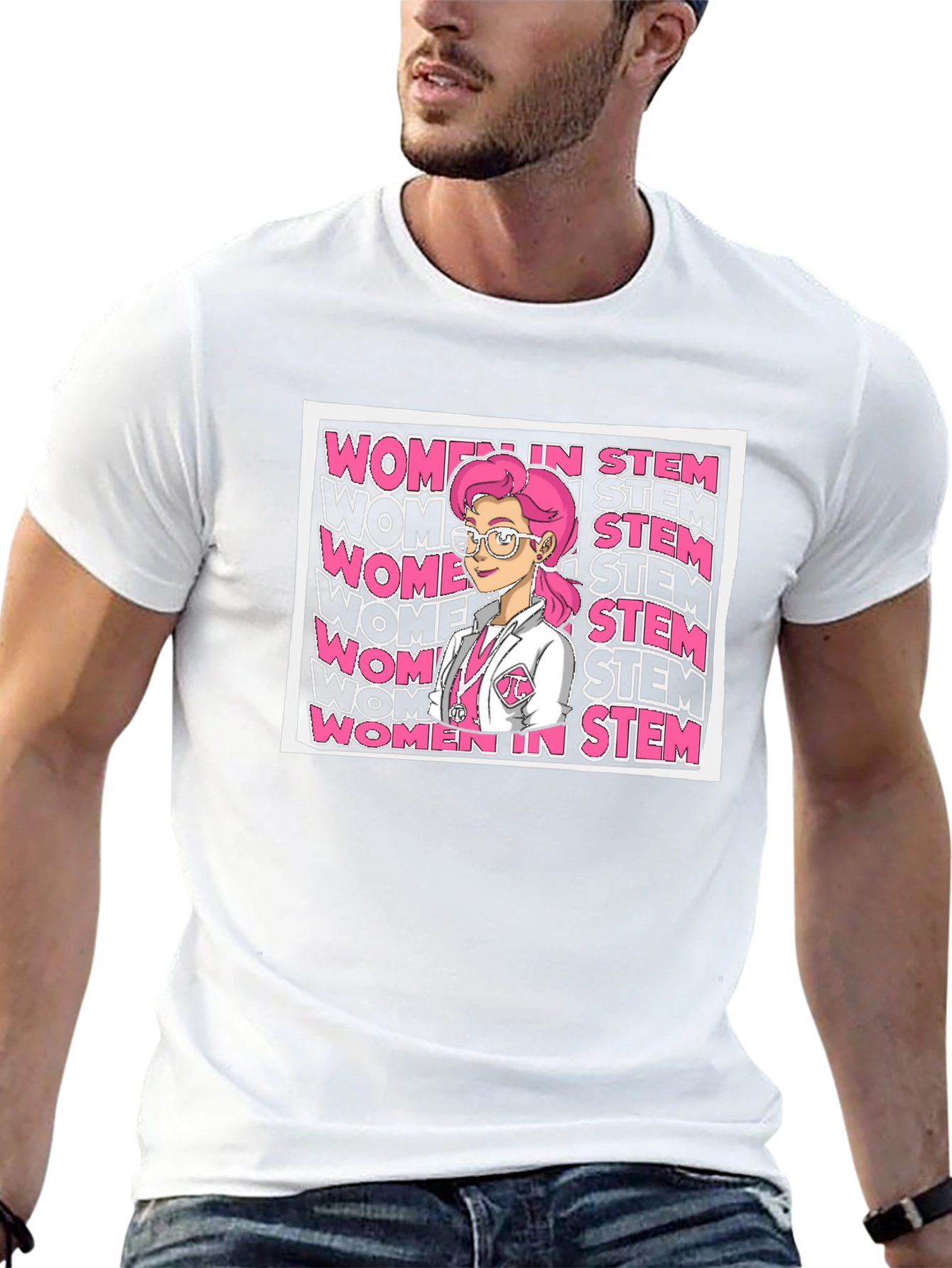 Women in STEM Black T-Shirt