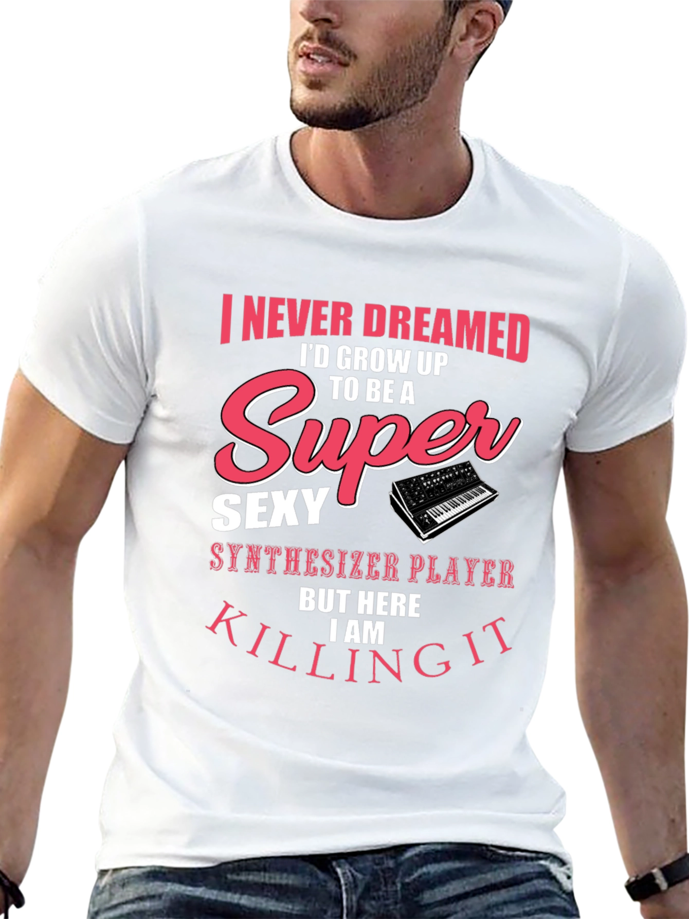 Super Sexy Synthesizer Player T-Shirt