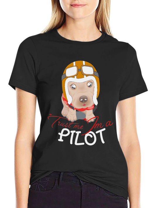 Funny Dog Pilot T-Shirt